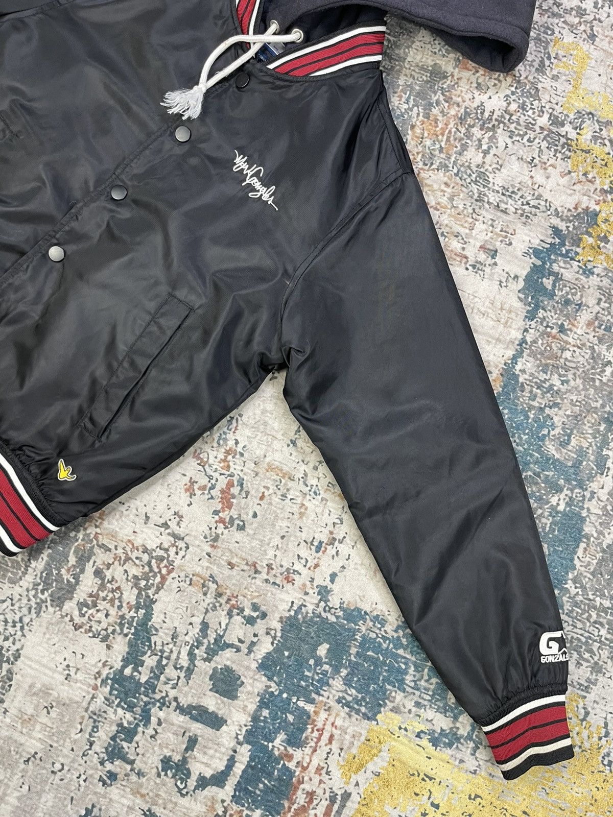 Japanese Brand Mark Gonzales NFL Starter Parody Hooded Bomber Jacket Size US S / EU 44-46 / 1 - 3 Thumbnail