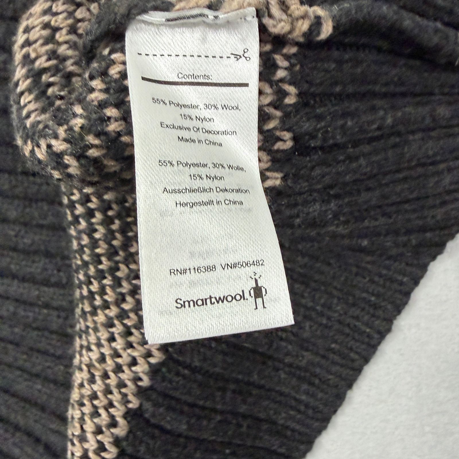 Smartwool Smartwool Cozy Lodge Buff Check Sweater Men's Large Crewneck Size US L / EU 52-54 / 3 - 5 Thumbnail