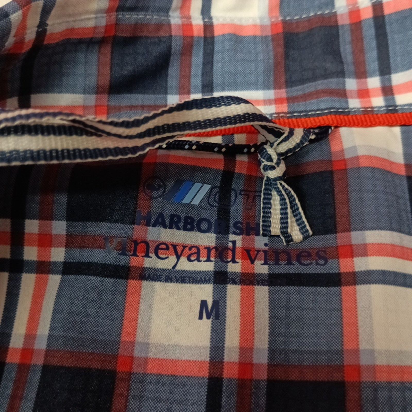 Vineyard Vines Vineyard Vines Shirt Men M Blue Plaid Vented Roll Tab Sleeve Size US M / EU 48-50 / 2 - 4 Thumbnail