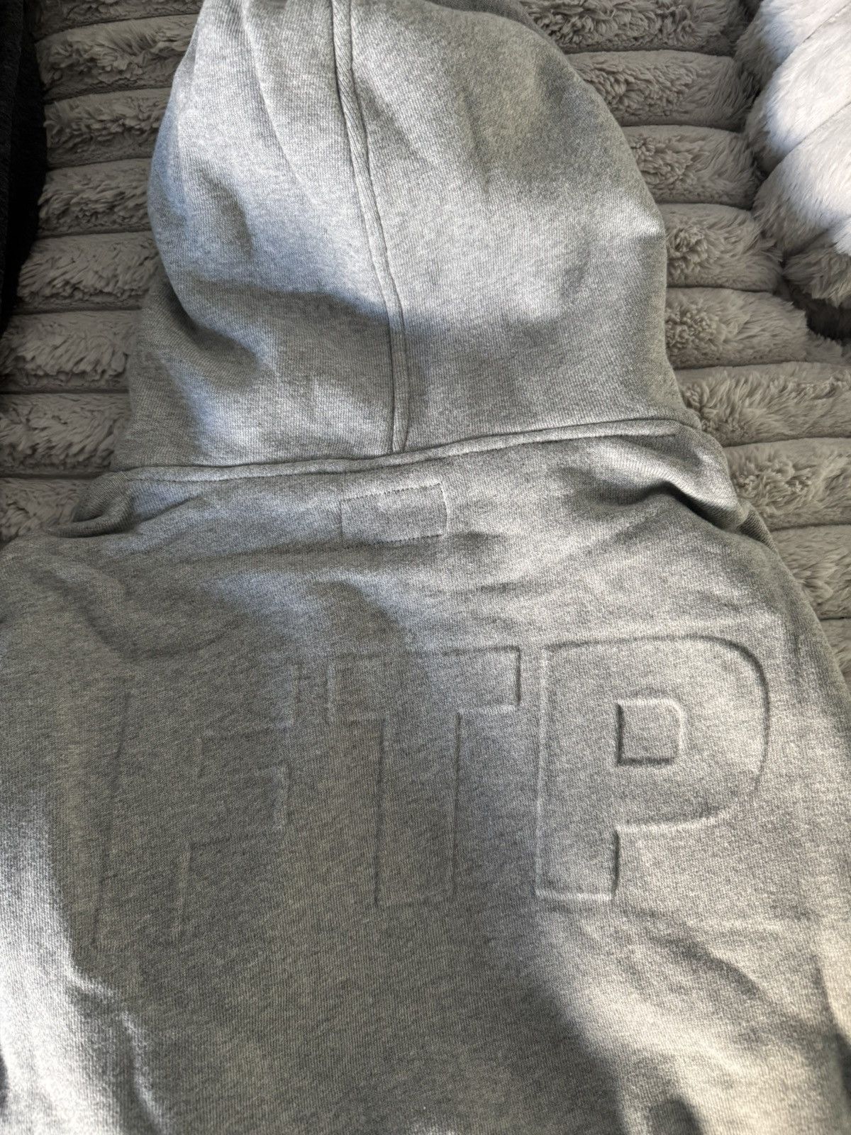 Fuck The Population FTP EMBOSSED LOGO PULLOVER heather GREY G59 suicideboy staff Size US M / EU 48-50 / 2 - 9 Thumbnail