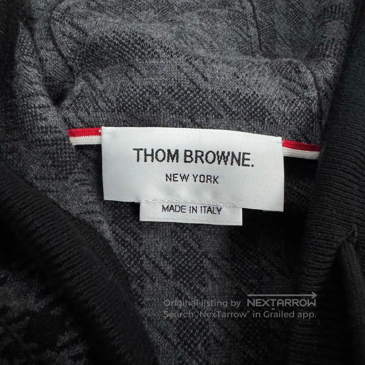 Thom Browne Thom Browne Black-gray peacock-print hooded hoodie with fo Size US L / EU 52-54 / 3 - 6 Thumbnail