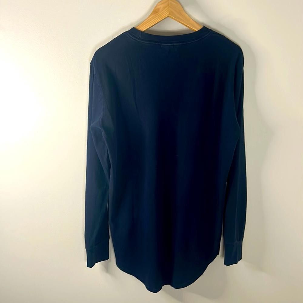 Designer G-Star RAW - LS RN long tee - Medium - Navy Blue - 100% Ctn Size US M / EU 48-50 / 2 - 5 Thumbnail