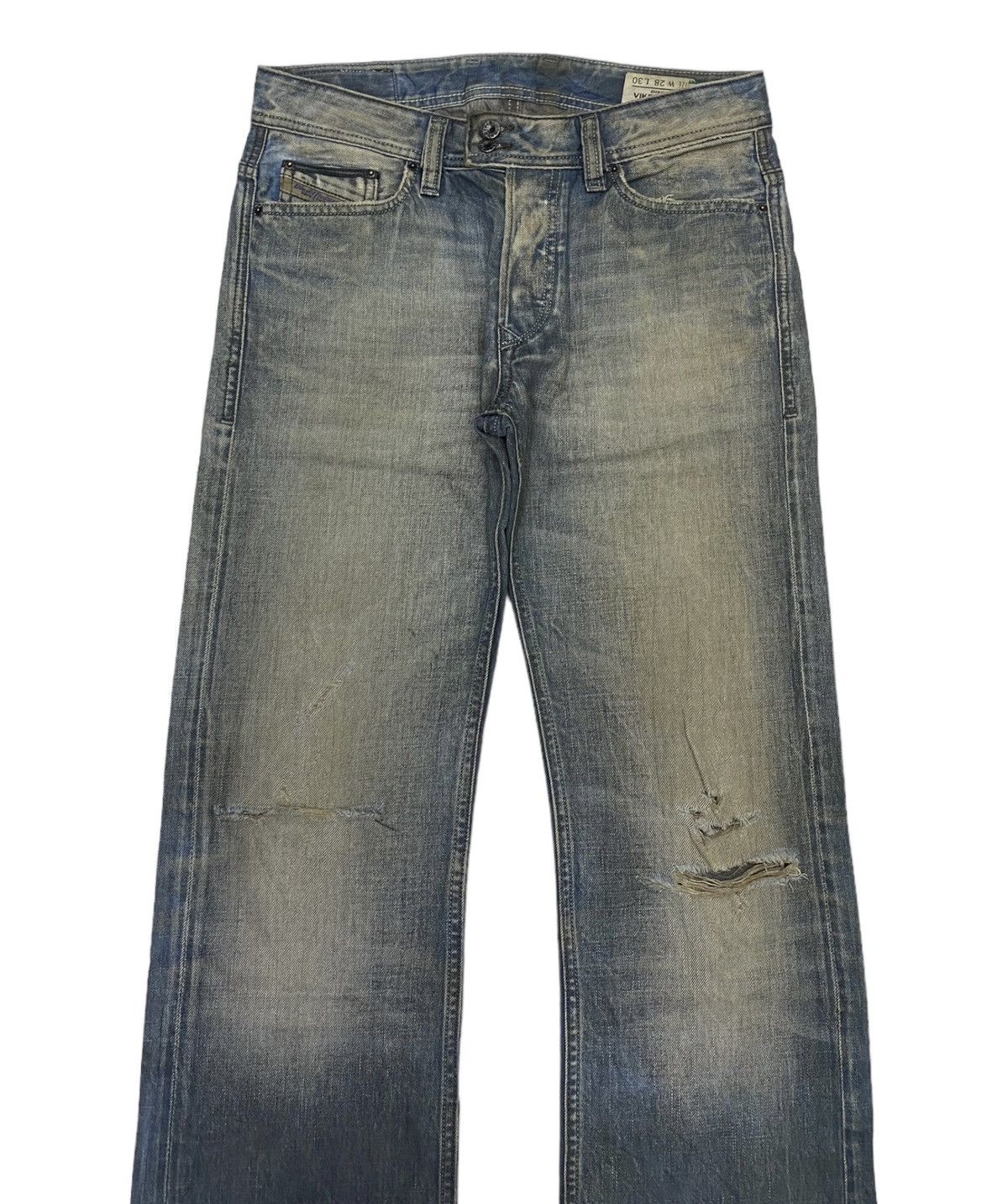 Diesel DIESEL RUSTY DISTRESSED DENIM JEANS Size US 30 / EU 46 - 4 Thumbnail