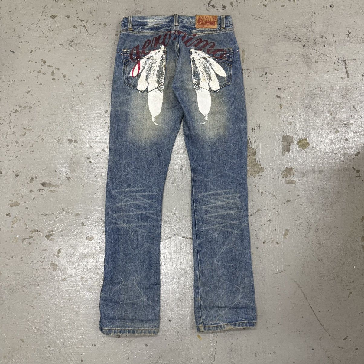 Native Native Geronimo Japan Artvillage Apache Mudwash Pants Size US 32 / EU 48 - 1 Thumbnail