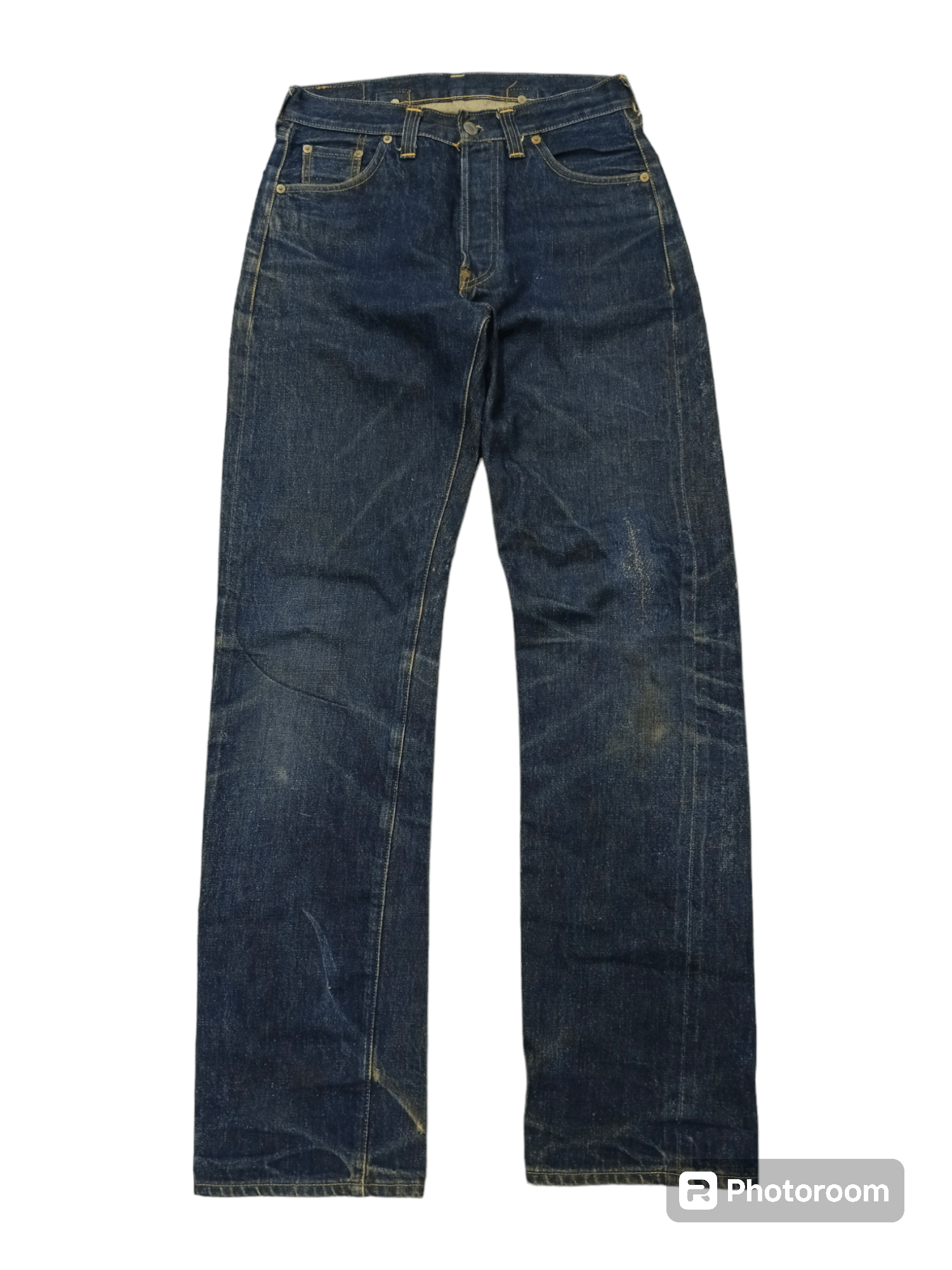 image of Levis Big E 90's Repro 50S 201Xx Denim Pants in Blue Denim, Men's (Size 28)