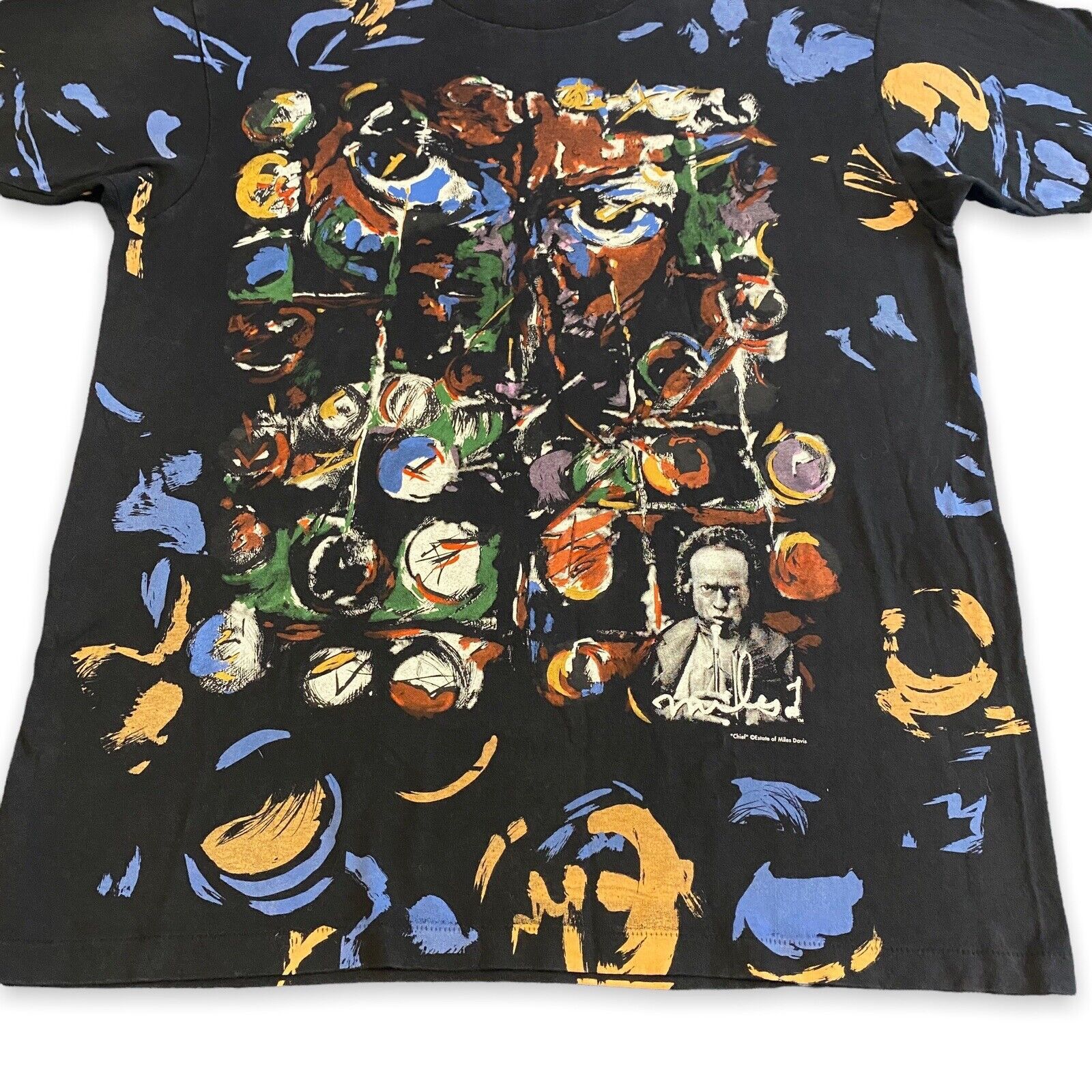 Vintage Vintage Chief By Miles Davis Jazz Legend T-Shirt Size Large Size US L / EU 52-54 / 3 - 3 Thumbnail