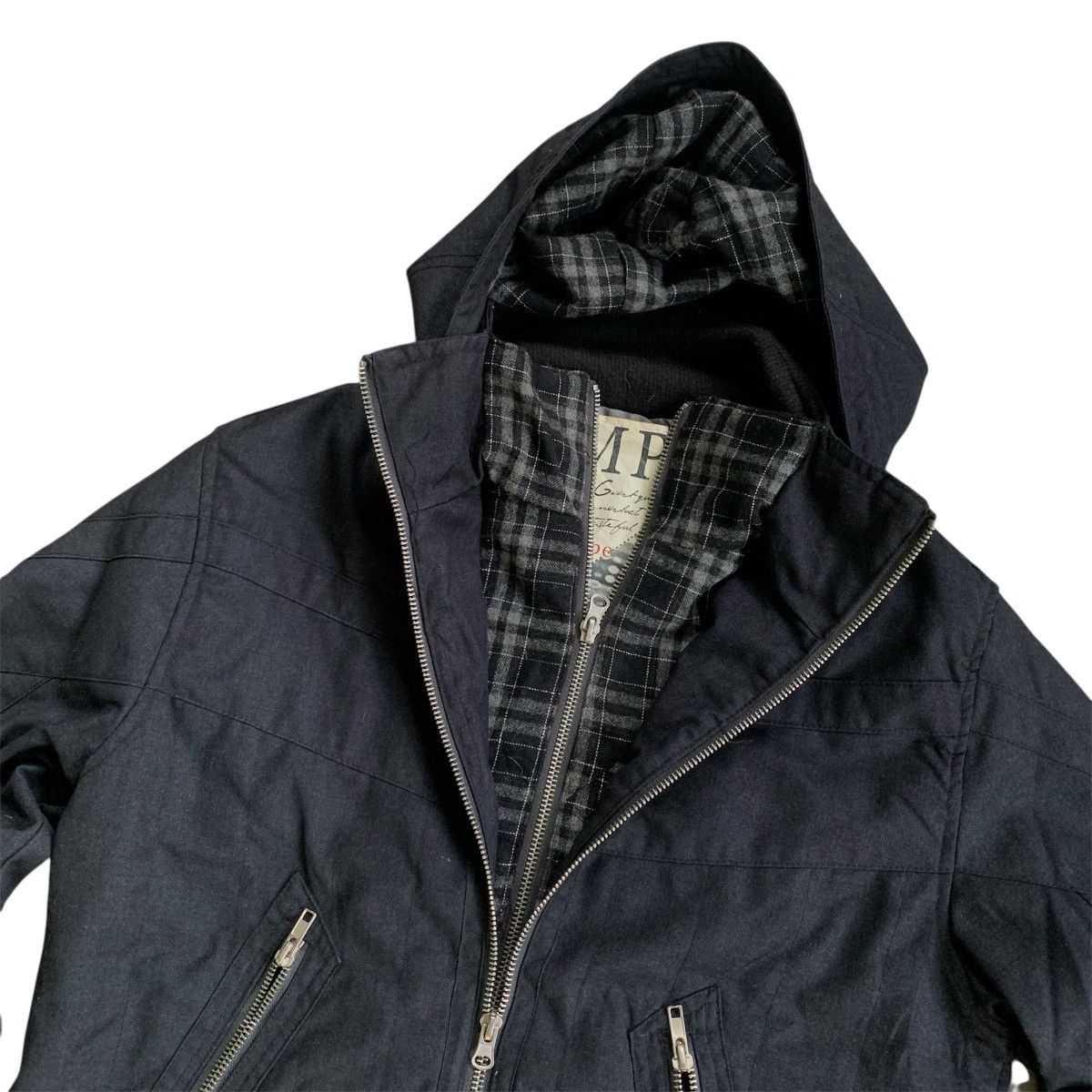 Japanese Brand Amp By Manydope Double Layer Jacket Punk Gothic Style Size US L / EU 52-54 / 3 - 3 Thumbnail