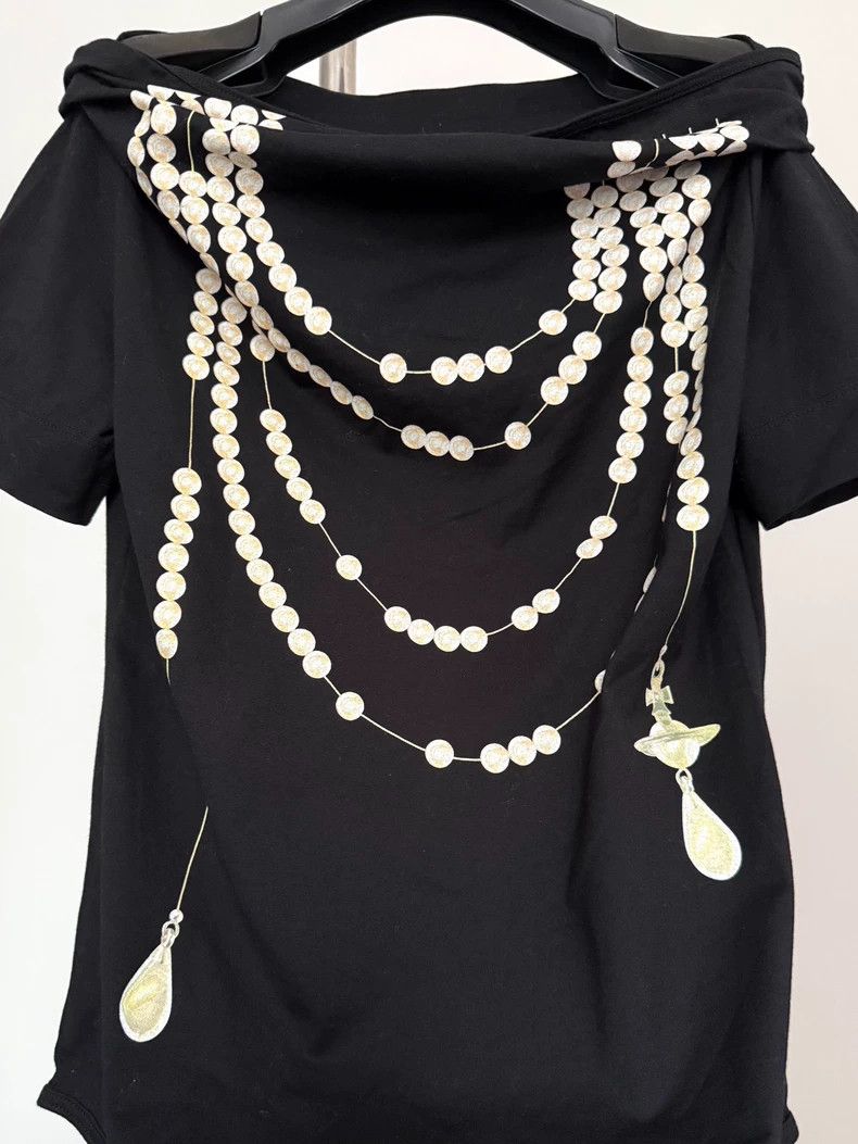 Vivienne Westwood Vivienne Westwood Saturn Drunkard necklace graffiti short Size M / US 6-8 / IT 42-44 - 2 Thumbnail