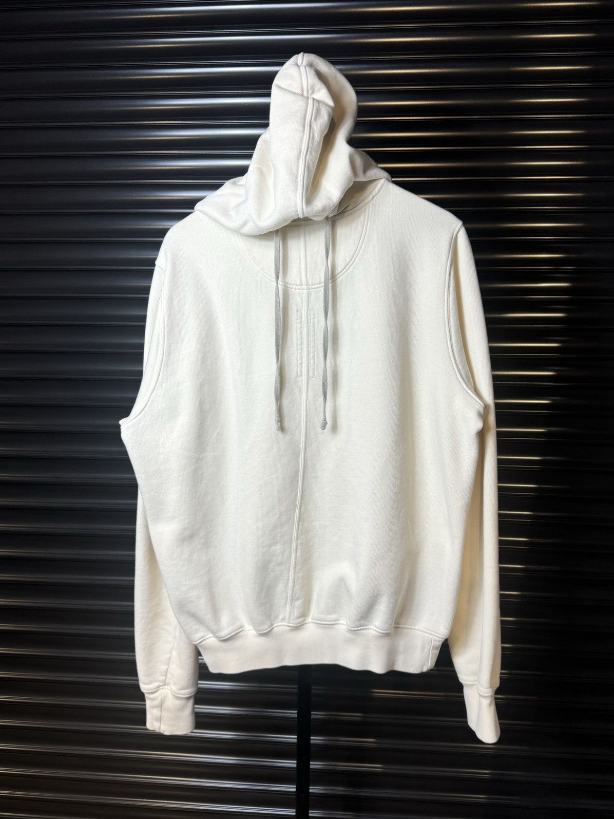Rick Owens Rick Owens DRKSHDW Natural Reverse Drawstring Hoodie - XL Size US XL / EU 56 / 4 - 1 Thumbnail