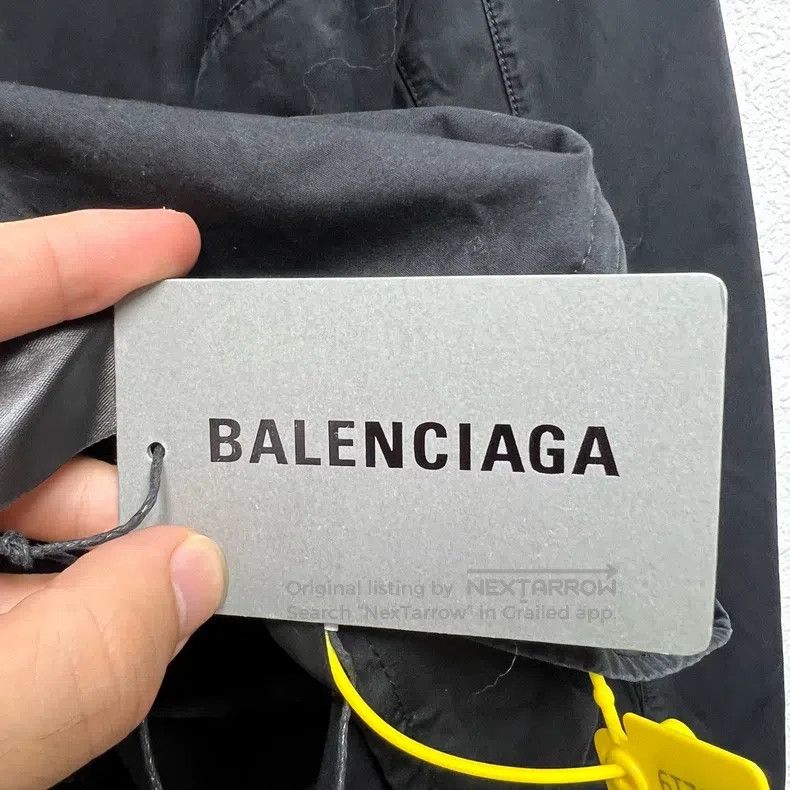 Balenciaga Balenciaga 3B Embroidered Red Logo Black Shirt Jacket Size US S / EU 44-46 / 1 - 6 Thumbnail