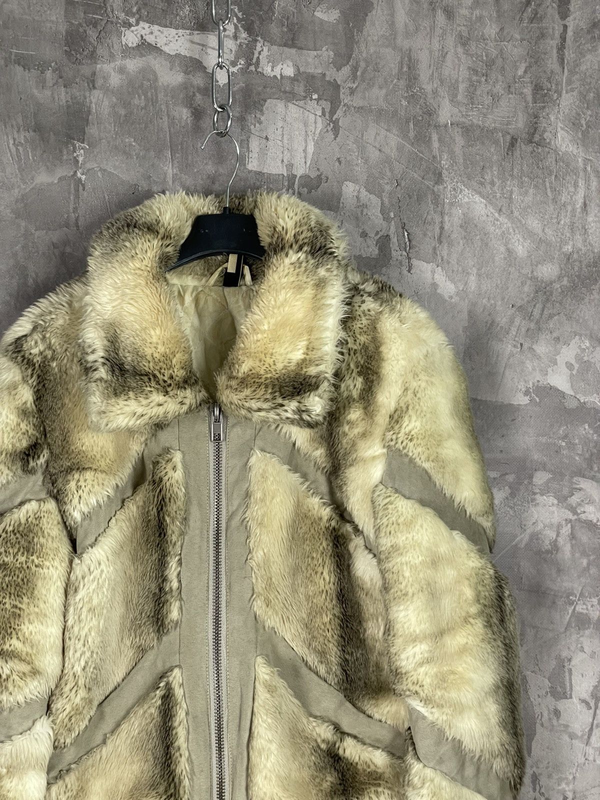 20471120 × If Six Was Nine VINTAGE CROPPED AMAZING FAUX FUR JACKET OPIUM STYLE Size M / US 6-8 / IT 42-44 - 4 Thumbnail