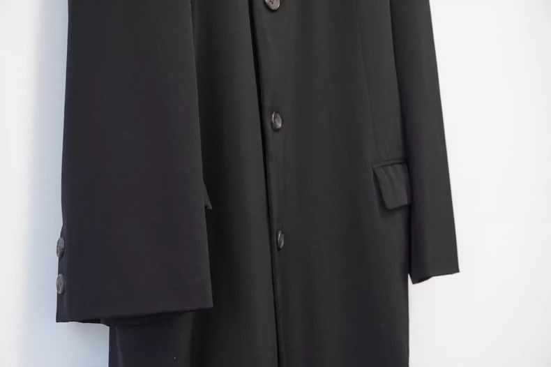 Yohji Yamamoto Yohji Yamamoto 96AW half-collar wool coat-2505 Size US M / EU 48-50 / 2 - 4 Thumbnail