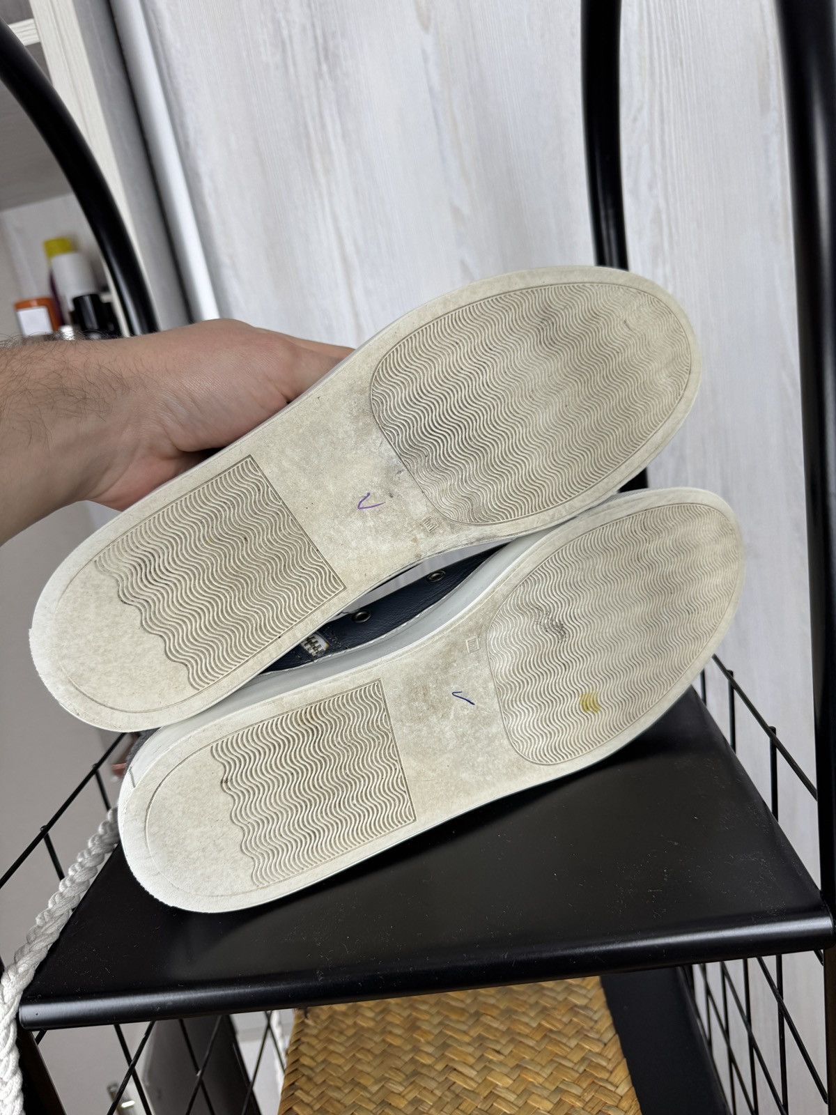 Other RUBIROSA Ariza Grey Hi-Top sneakers Trainers In Leather Size US 13 / EU 46 - 12 Thumbnail