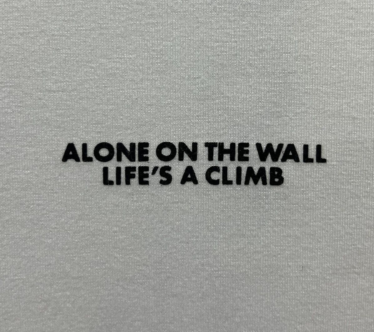 GU × Japanese Brand × Vintage VINTAGE GU ACTIVE ALONE ON THE WALL LIFE’S CLIMB SHIRT Size US M / EU 48-50 / 2 - 5 Thumbnail