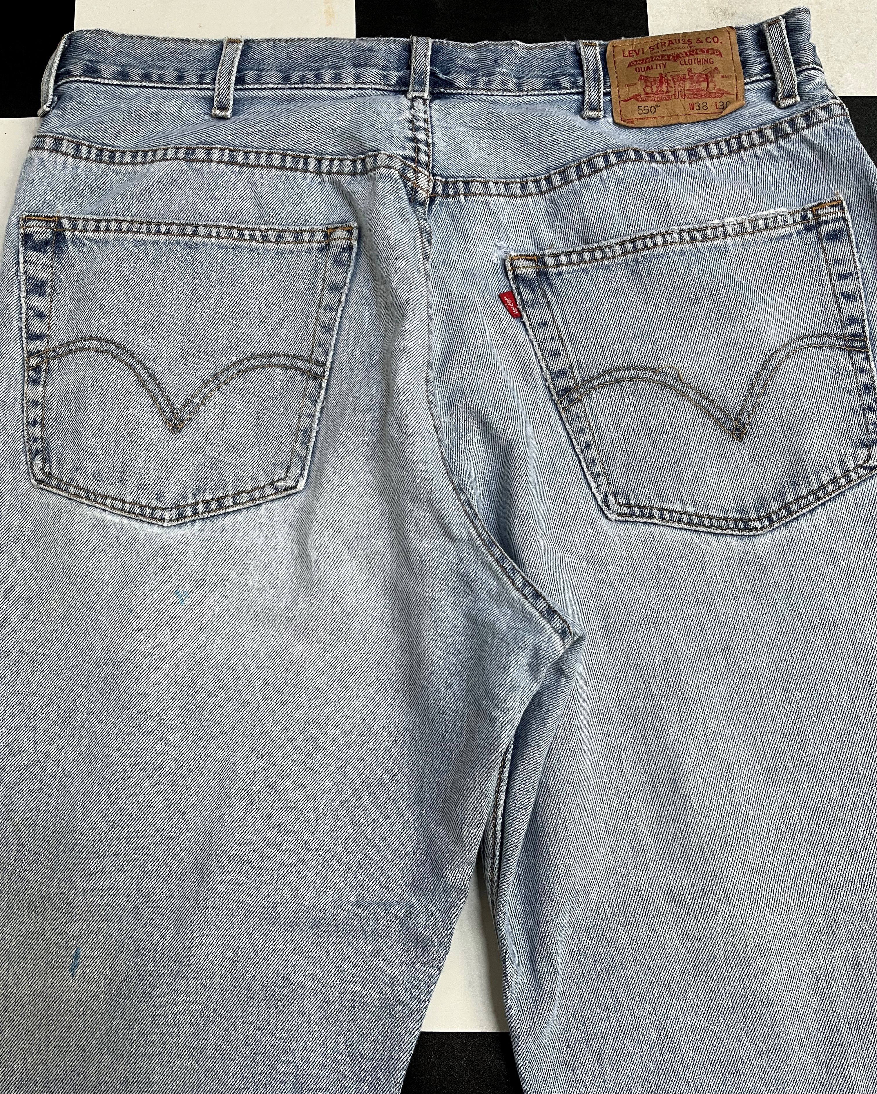 Levi's Vintage Levis 550 Relaxed Fit Jeans - L187 Size US 37 - 8 Thumbnail