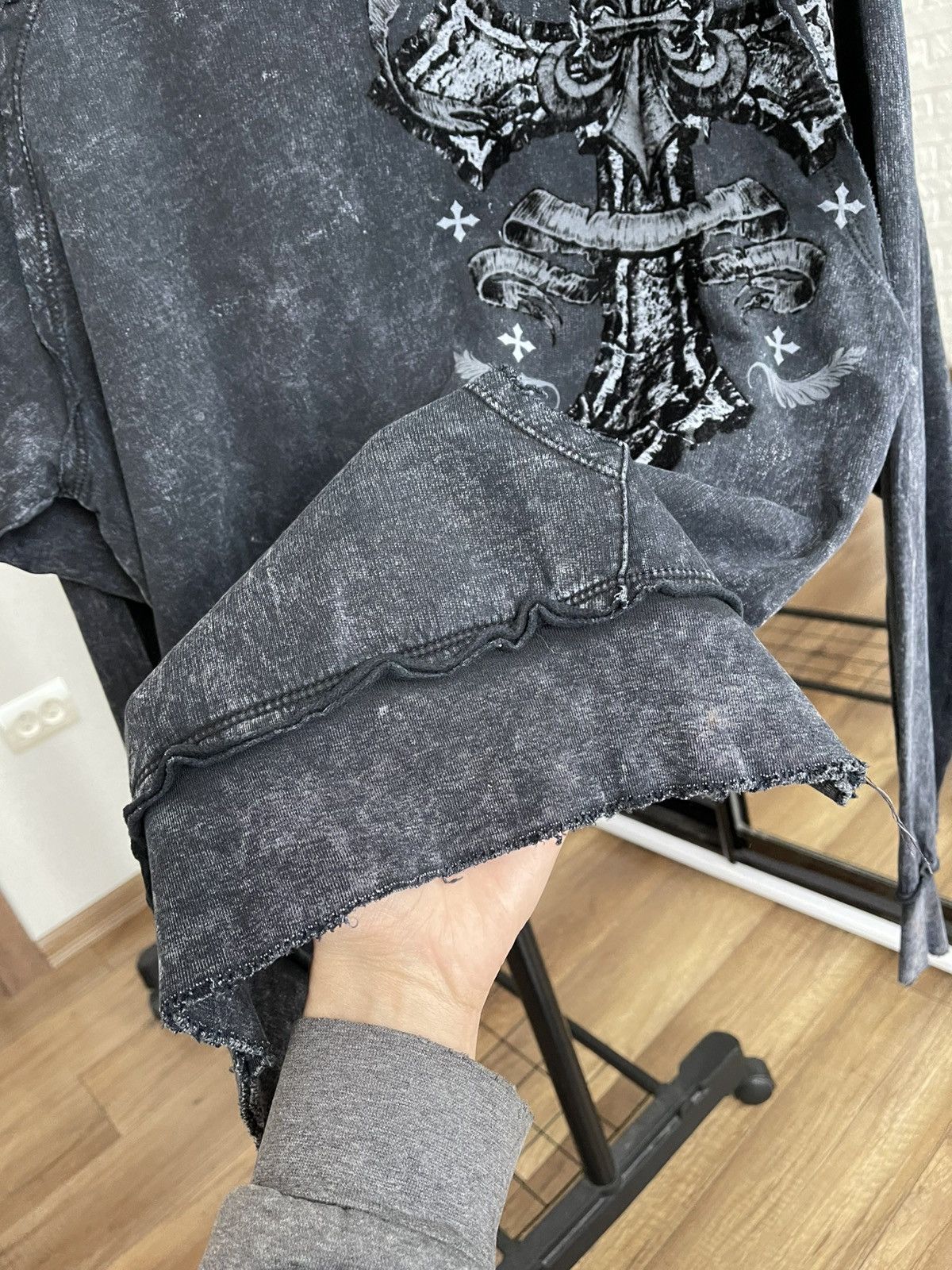 Affliction Affliction Live Fast Vintage Hoodie Pullover Y2K Logo Size US M / EU 48-50 / 2 - 17 Thumbnail