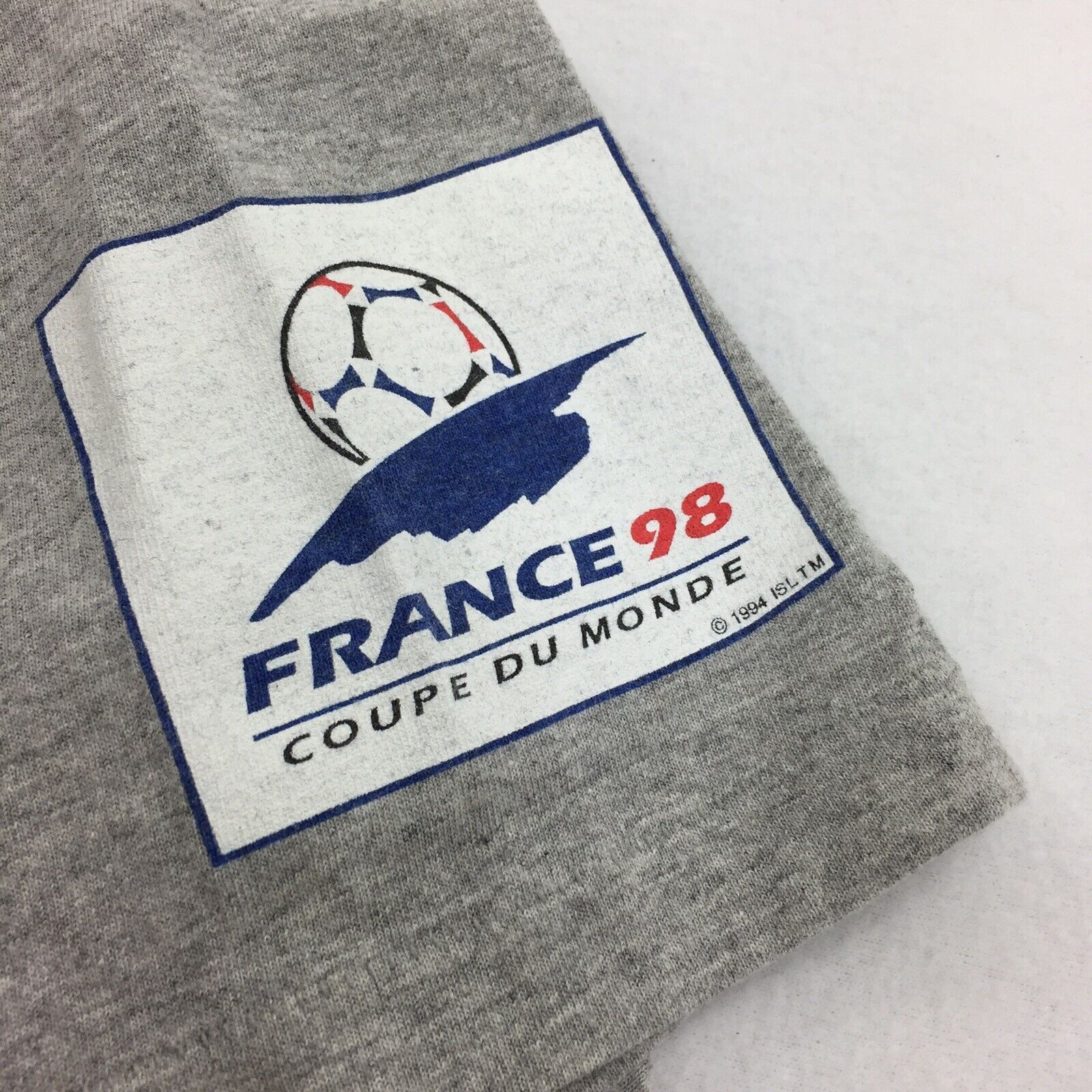 Vintage Vintage 1998 World Cup 88 USA Single Stitch T-Shirt XL Grey Size US XL / EU 56 / 4 - 3 Thumbnail