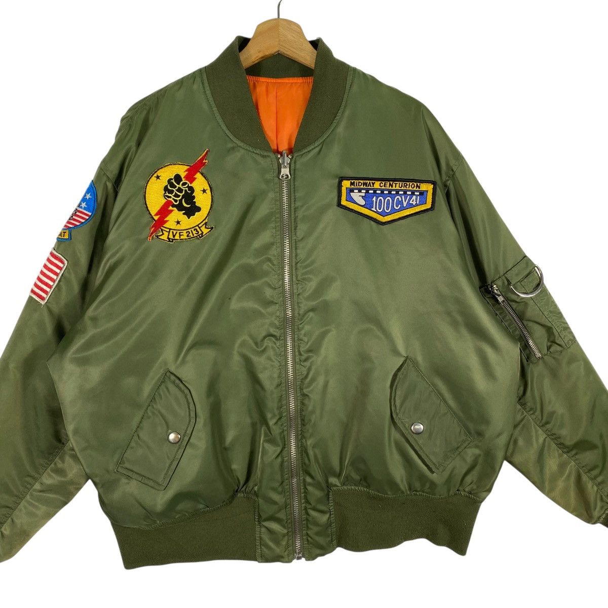 Japanese Brand Faith Reversable Bomber Jacket Military Style Size US XXL / EU 58 / 5 - 4 Thumbnail