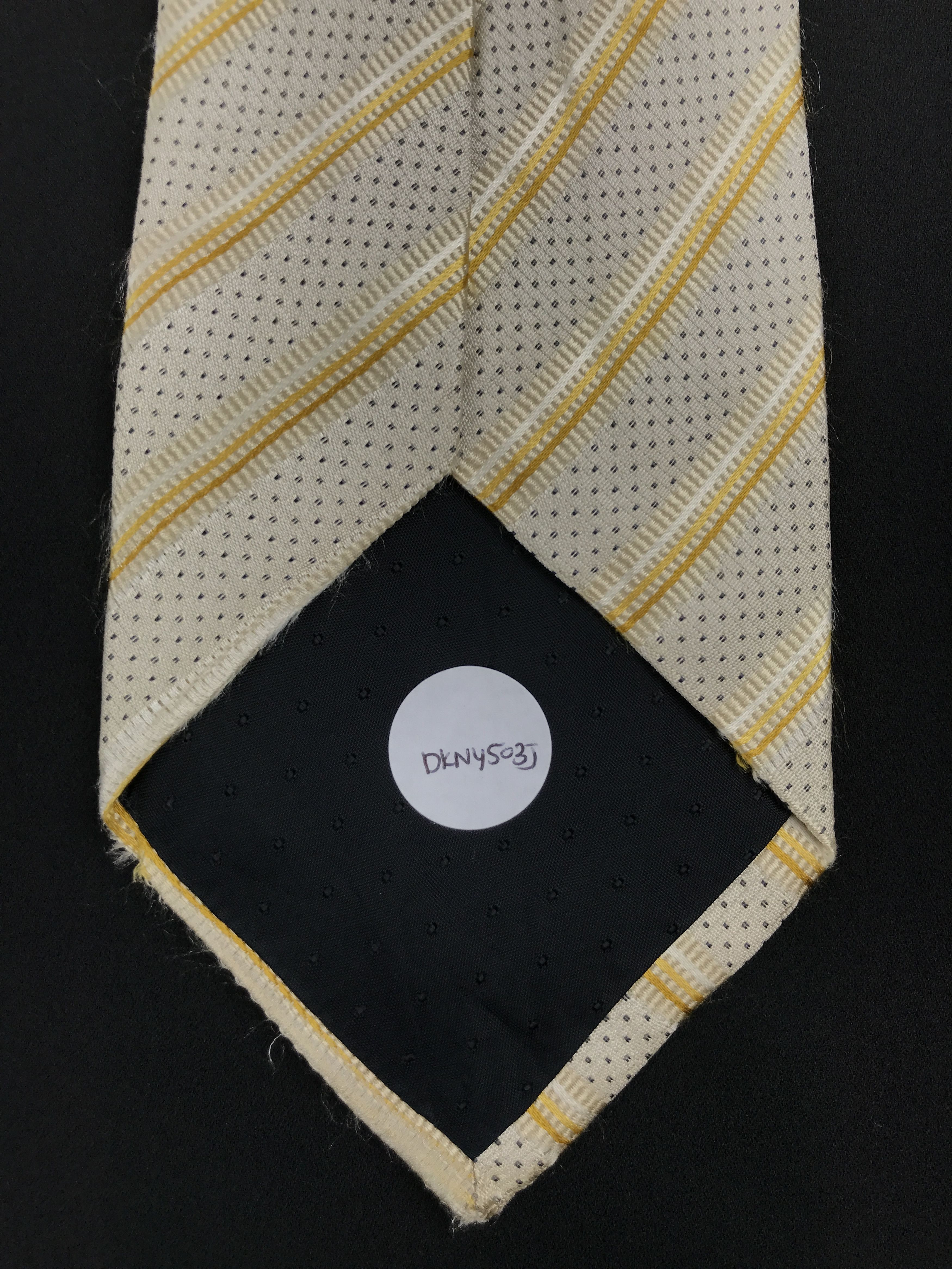 DKNY × Japanese Brand × Vintage Vintage DKNY Silk Necktie Size ONE SIZE - 9 Thumbnail