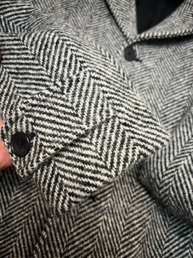 Saint Laurent Paris Saint Laurent Paris Herringbone Wool Coat Size US M / EU 48-50 / 2 - 4 Thumbnail