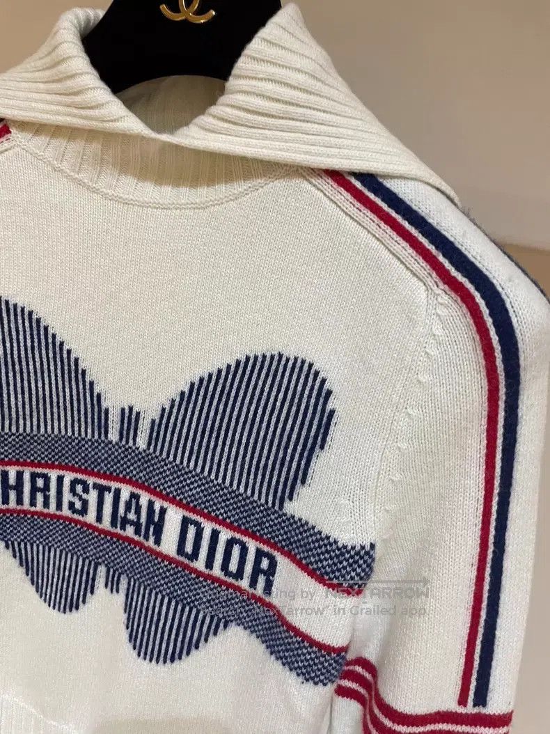 Dior Dior Autumn and Winter Ski Series Butterfly Pattern Pullov Size XS / US 0-2 / IT 36-38 - 5 Thumbnail