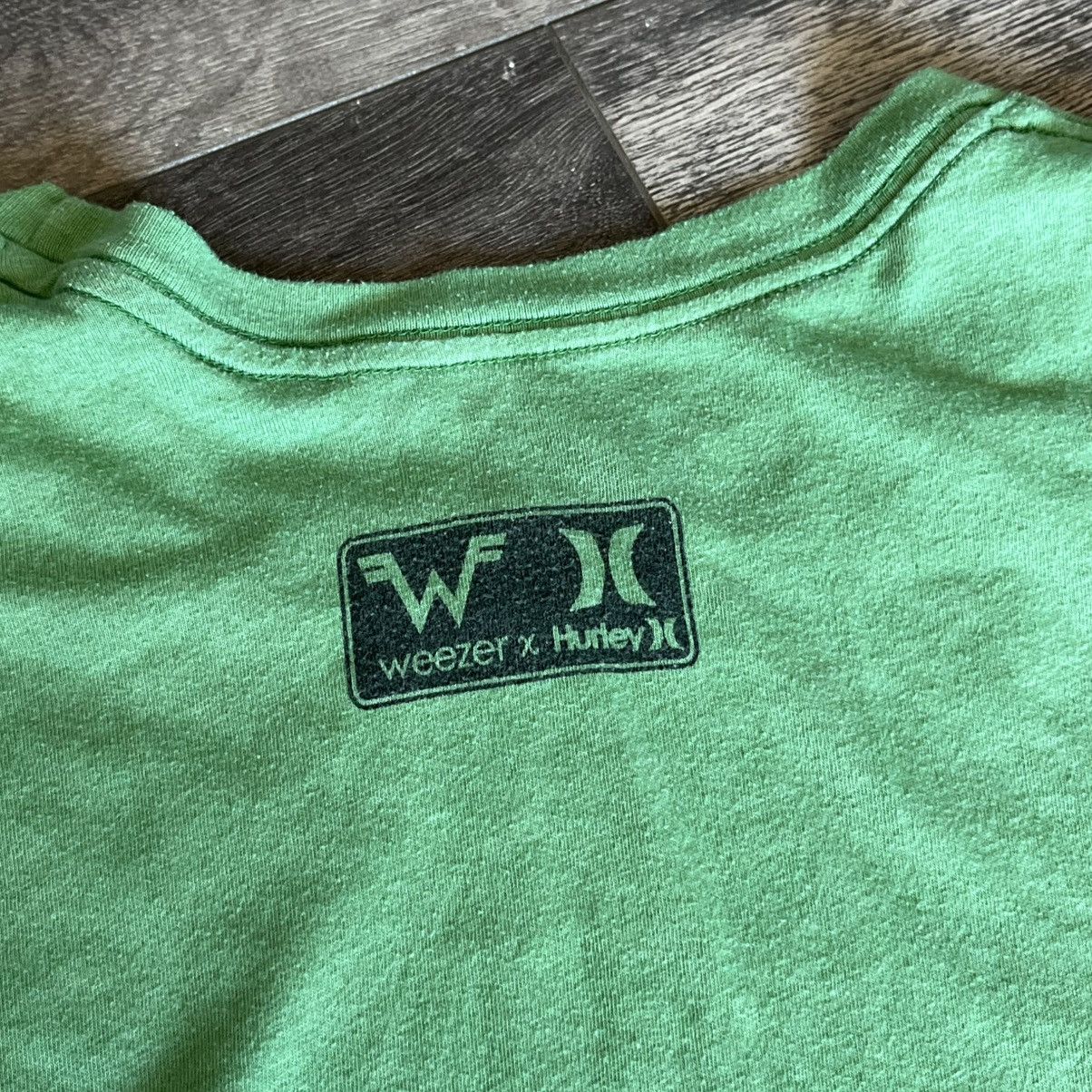 Hurley Vintage Y2K Hurley x Weezer Van Band Graphic Logo Tee Shirt Size US XL / EU 56 / 4 - 4 Thumbnail