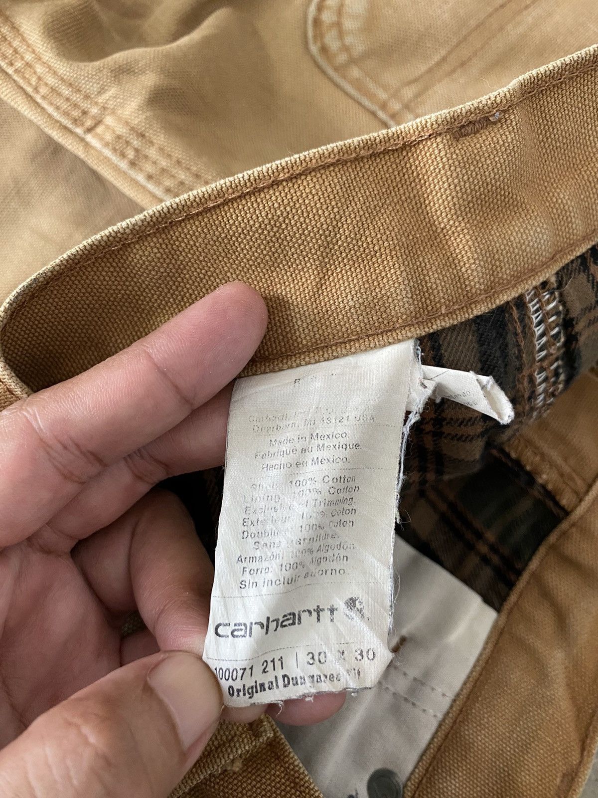 Carhartt Vintage Carhartt Double Knee Blanket Lined Carpenter Pants Size US 30 / EU 46 - 23 Thumbnail