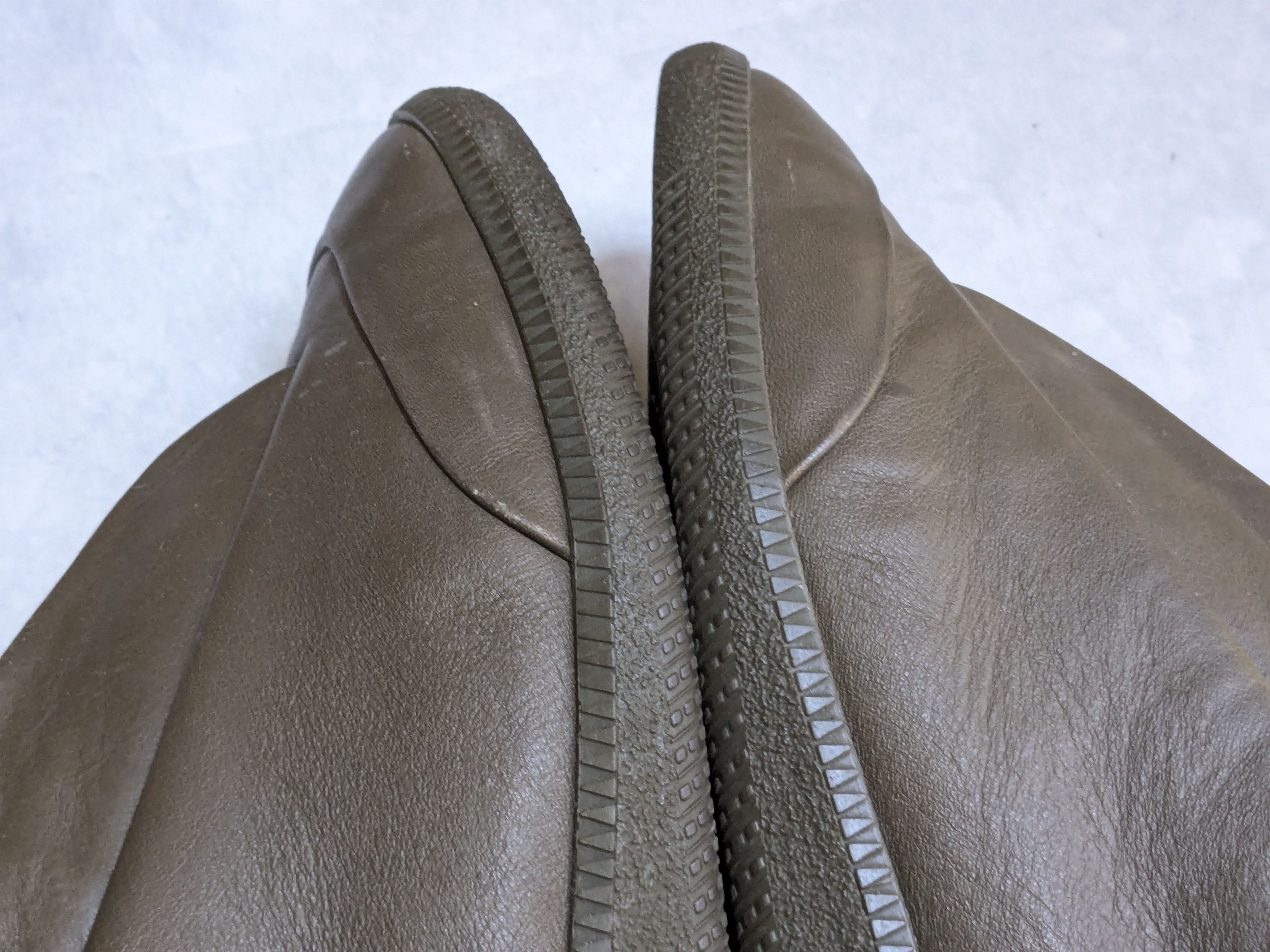 Maison Margiela Maison Margiela Future Olive Green 10 43 Leather High Tops Size US 10 / EU 43 - 8 Thumbnail