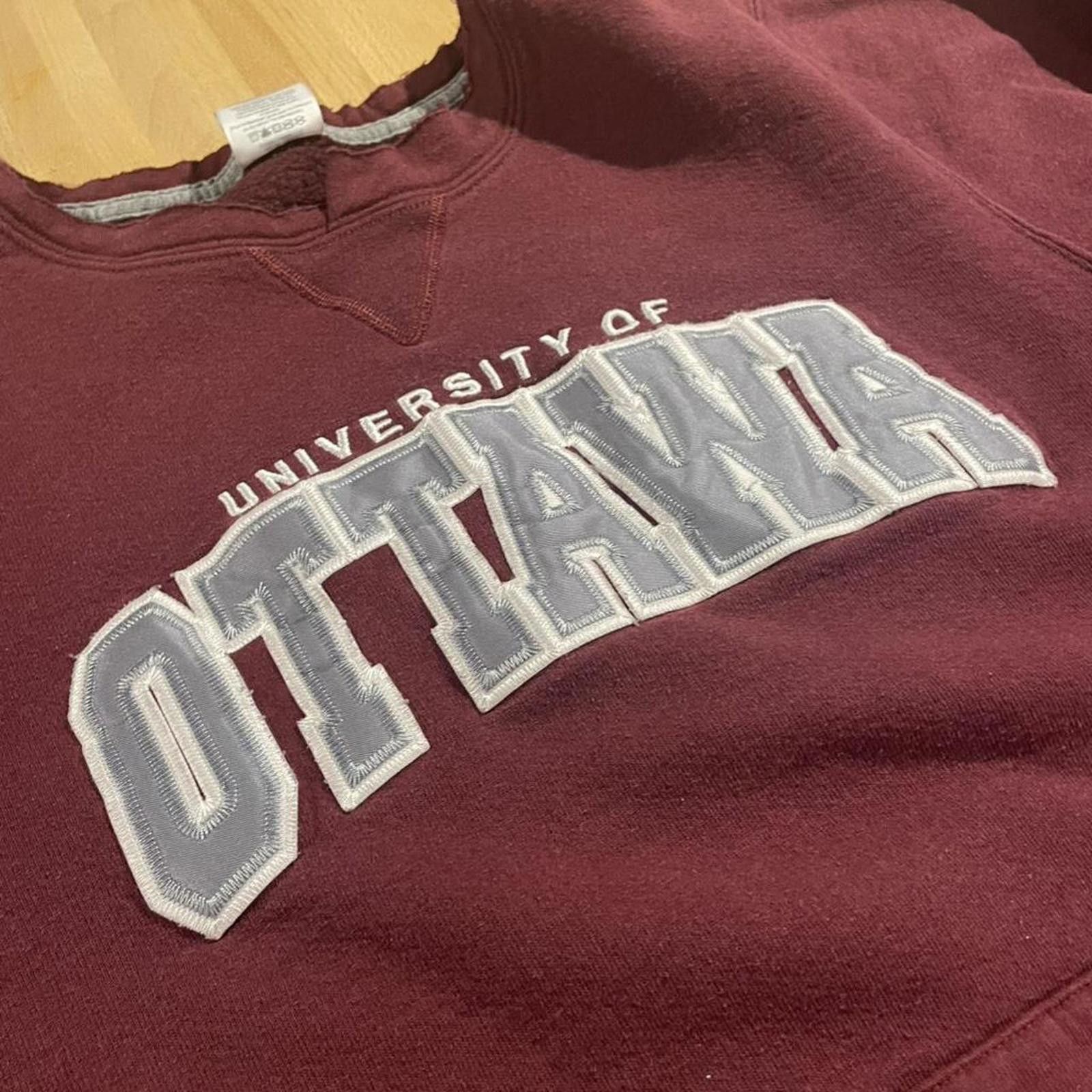 Russell Athletic Vintage University Of Ottawa Crewneck Size US M / EU 48-50 / 2 - 2 Thumbnail