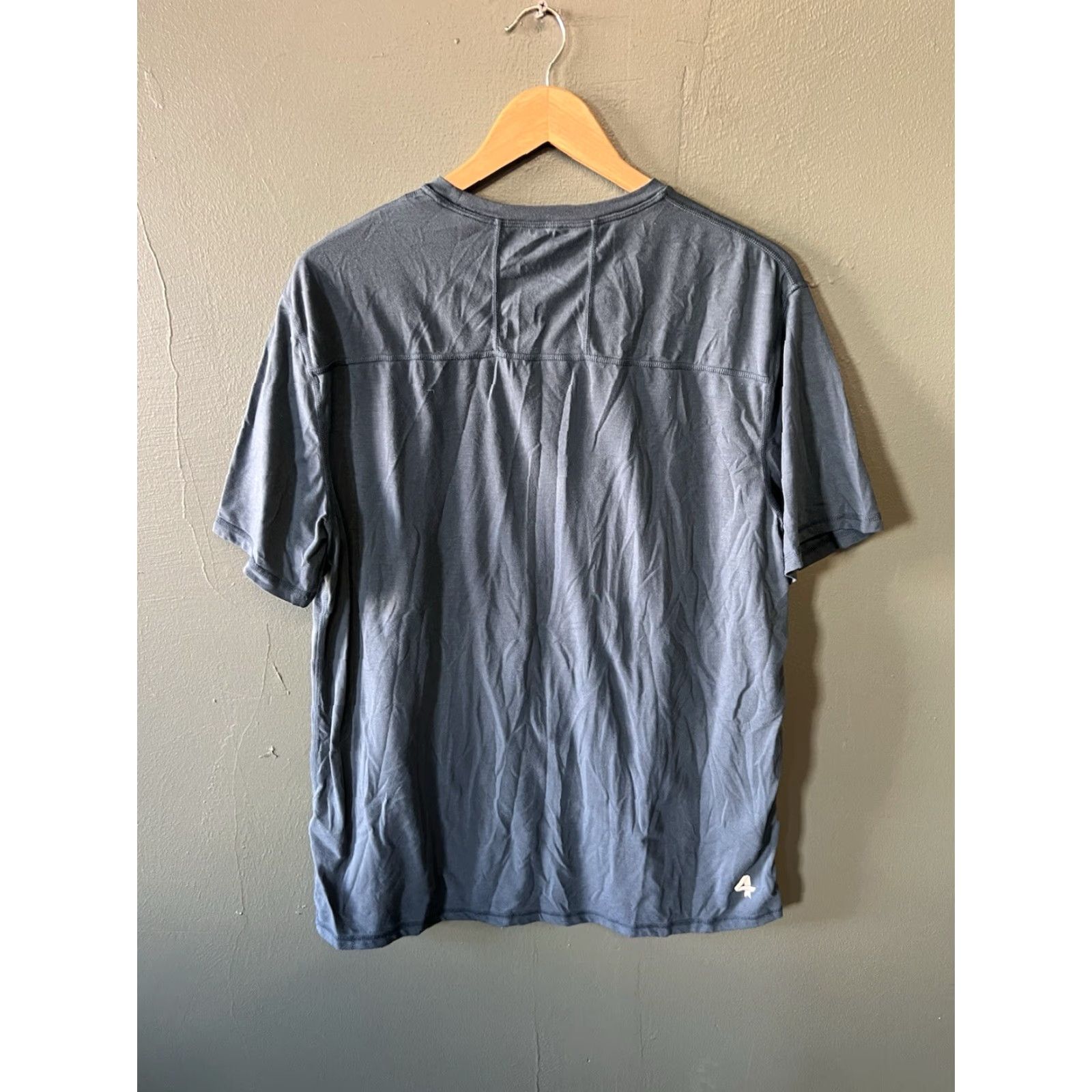 Vintage Fourlaps x Peloton Mens Blue Short Sleeve Athletic Shirt Size L Size US L / EU 52-54 / 3 - 2 Thumbnail