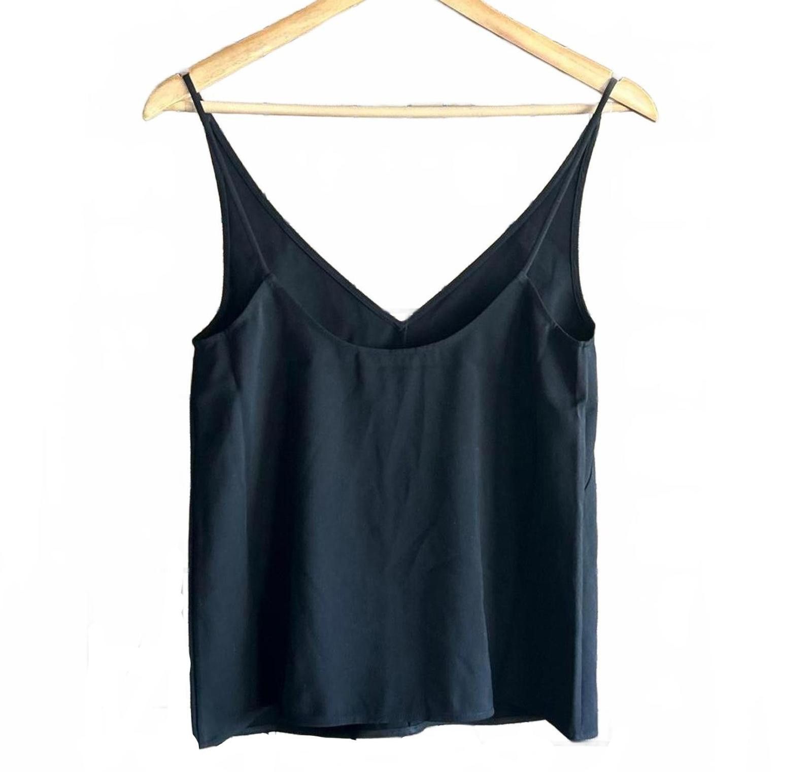 Designer NWT Thakoon Tank Top Size XSmall Black Camisole V Neck Size XS / US 0-2 / IT 36-38 - 3 Thumbnail