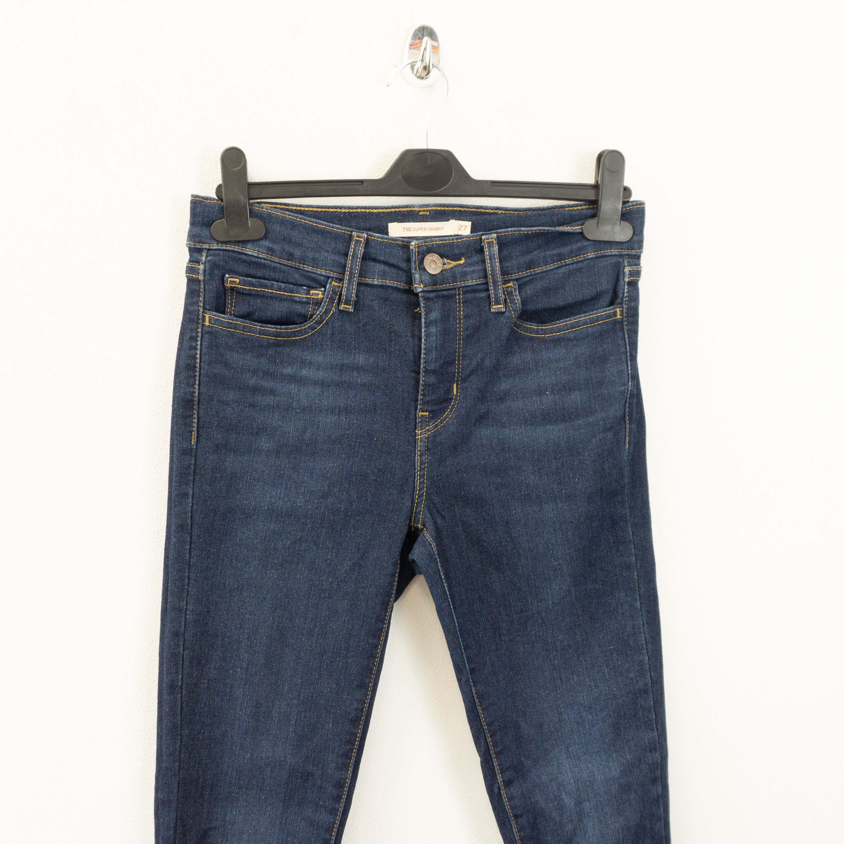 Levi's Essential Levi's 710 Super Skinny Jeans Size 27" / US 4 / IT 40 - 3 Thumbnail