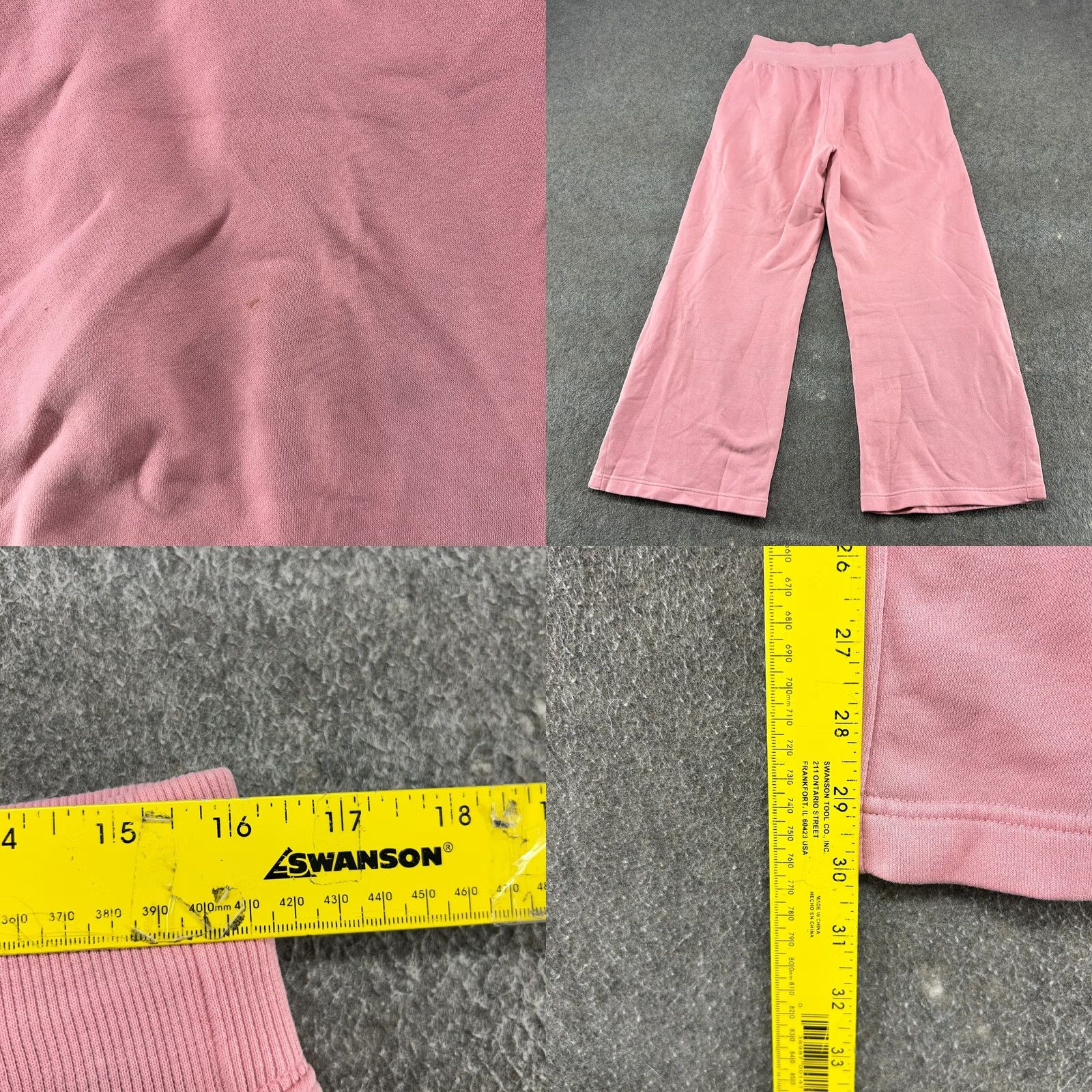 Nike Nike Sweatpants Womens L Pink Drawstring Fleece Cotton Baggy Wide Leg Athletic Tapered Inseam 34 in Size 36" / US 14 / IT 50 - 8 Thumbnail
