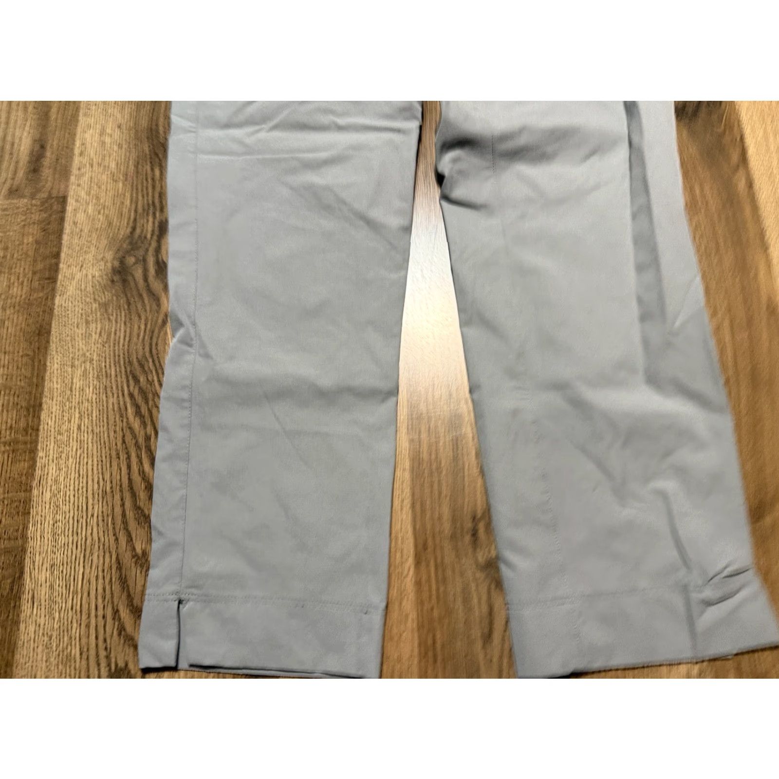 Vintage Willit Pants Women's Size M Gray Straight Leg Flat Front Pockets Dress Pants Mens? Size 32" / US 10 / IT 46 - 3 Thumbnail