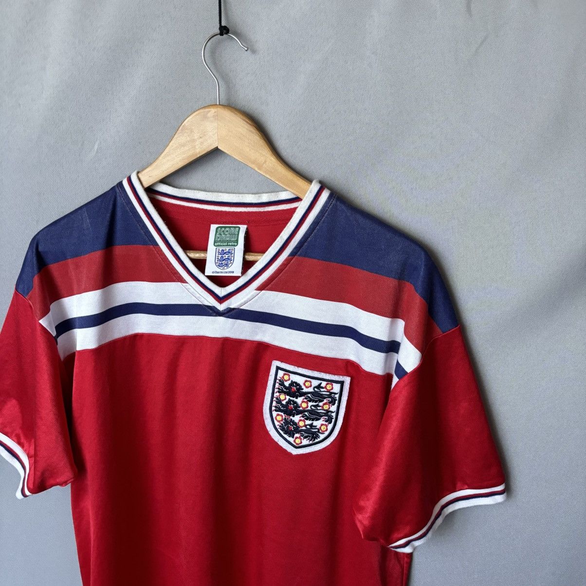 Vintage ScoreDraw FC England vintage jersey large red vintage Size US L / EU 52-54 / 3 - 2 Thumbnail