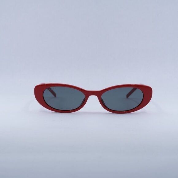 Gucci New Gucci GG1680S 005 Sunglasses - Red Frame, Smoke Lenses Size ONE SIZE - 2 Thumbnail