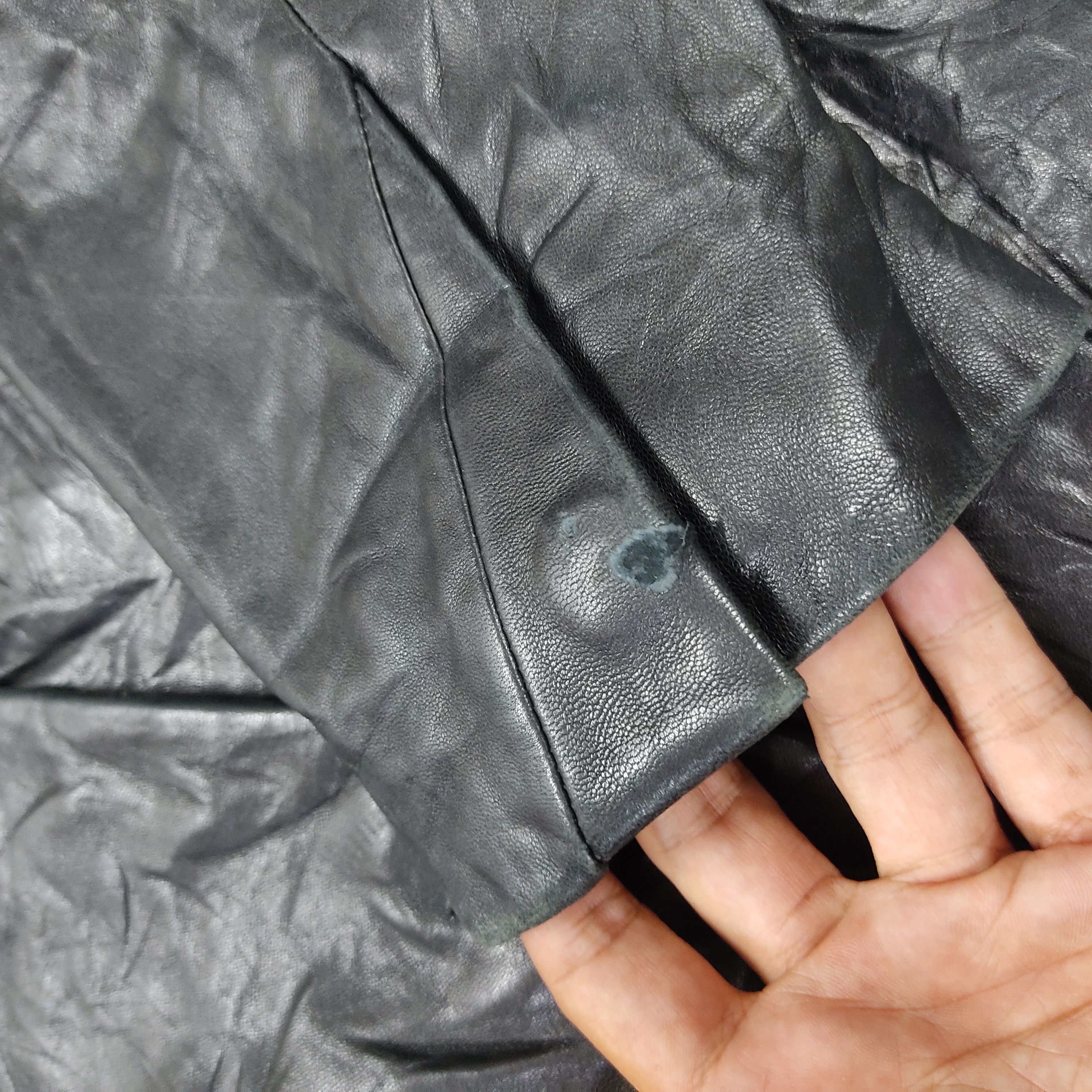Designer × Kenneth Cole KENNETH COLE 3 Buttons Distressed Leather Jacket Size US L / EU 52-54 / 3 - 7 Thumbnail