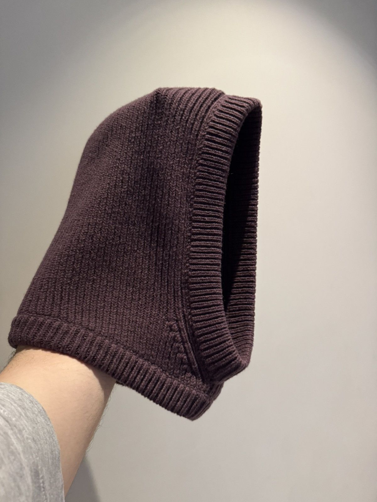 Rick Owens Rick Owens FW23 Amethyst Balaclava Hood Size ONE SIZE - 4 Thumbnail