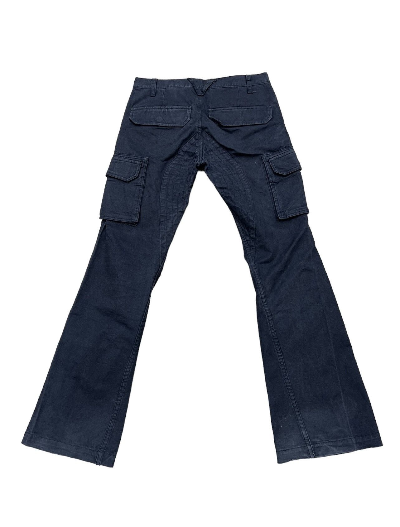 wjk Acoustic Japan Black Parachute Flare Cargo Trouser Pant Size US 31 - 7 Thumbnail