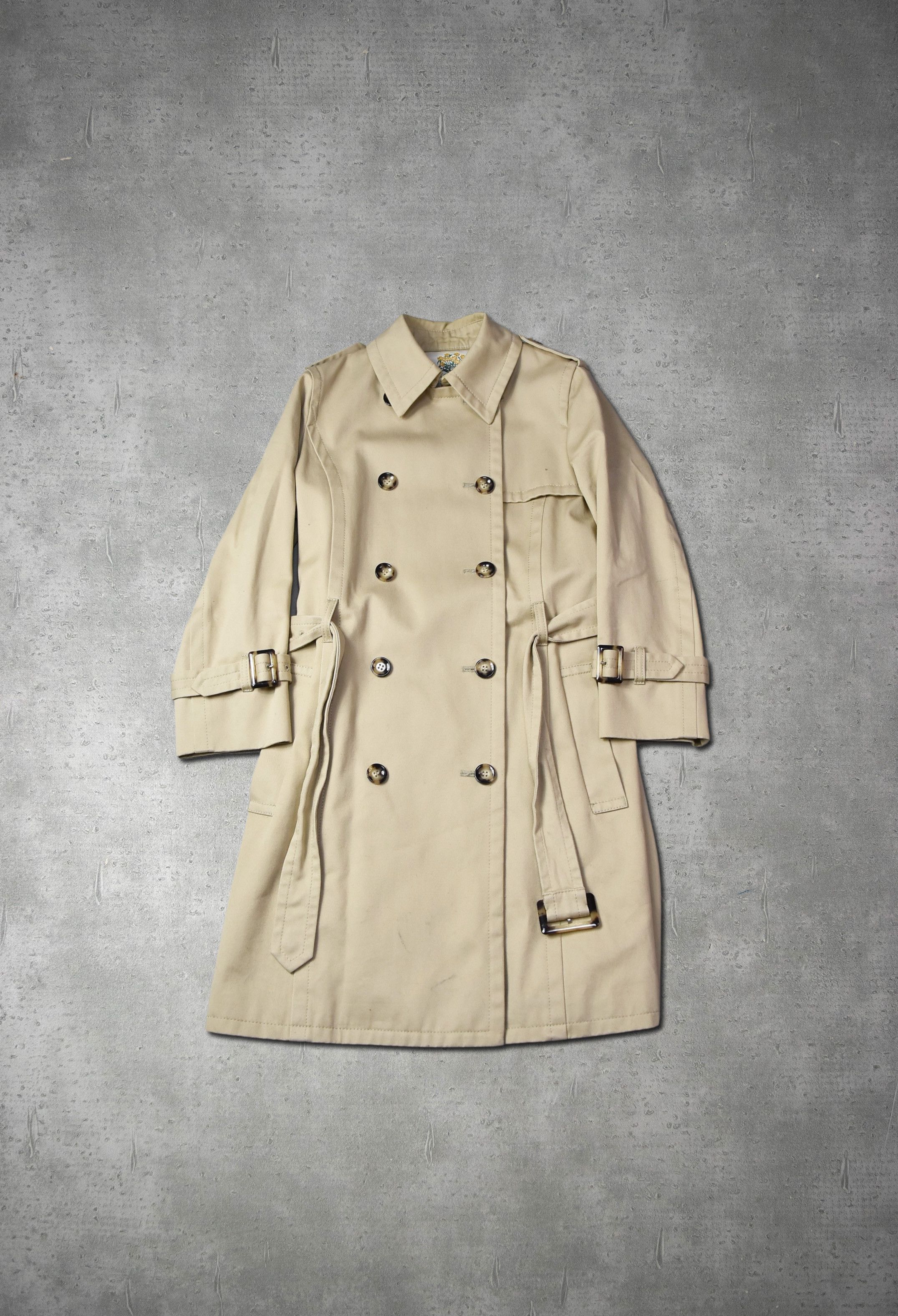 image of Bed&breakfast Trench Coat 14-4-56 102.5 in Beige, Women's (Size Small)