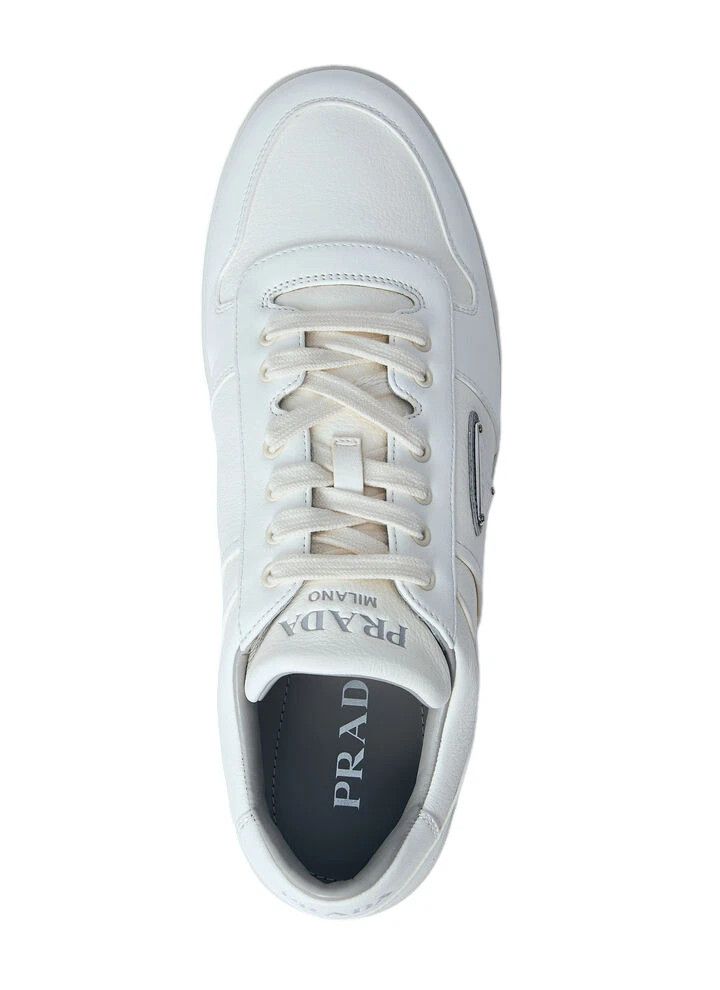 Prada PRADA Downtown $1120 Ivory Leather Sneakers New & Authentic Size US 11 / EU 44 - 5 Thumbnail