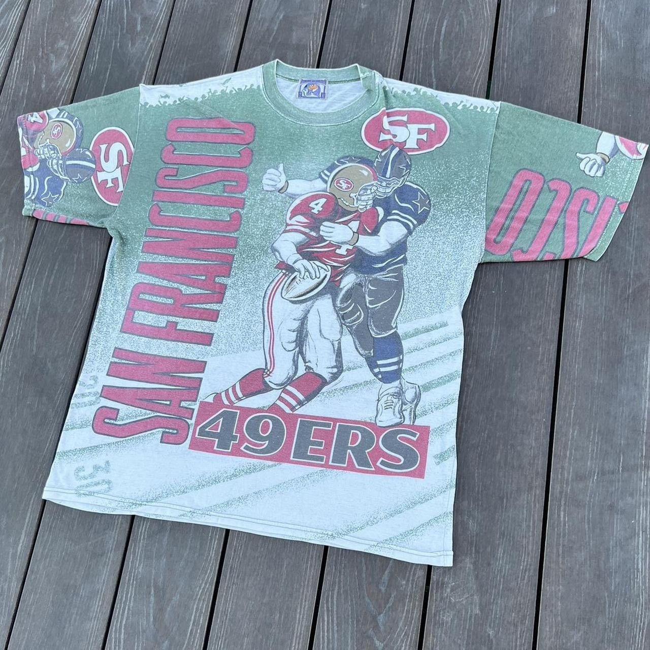 Vintage Vintage 49ERS San Francisco 90s T-shirt Size US XL / EU 56 / 4 - 3 Thumbnail
