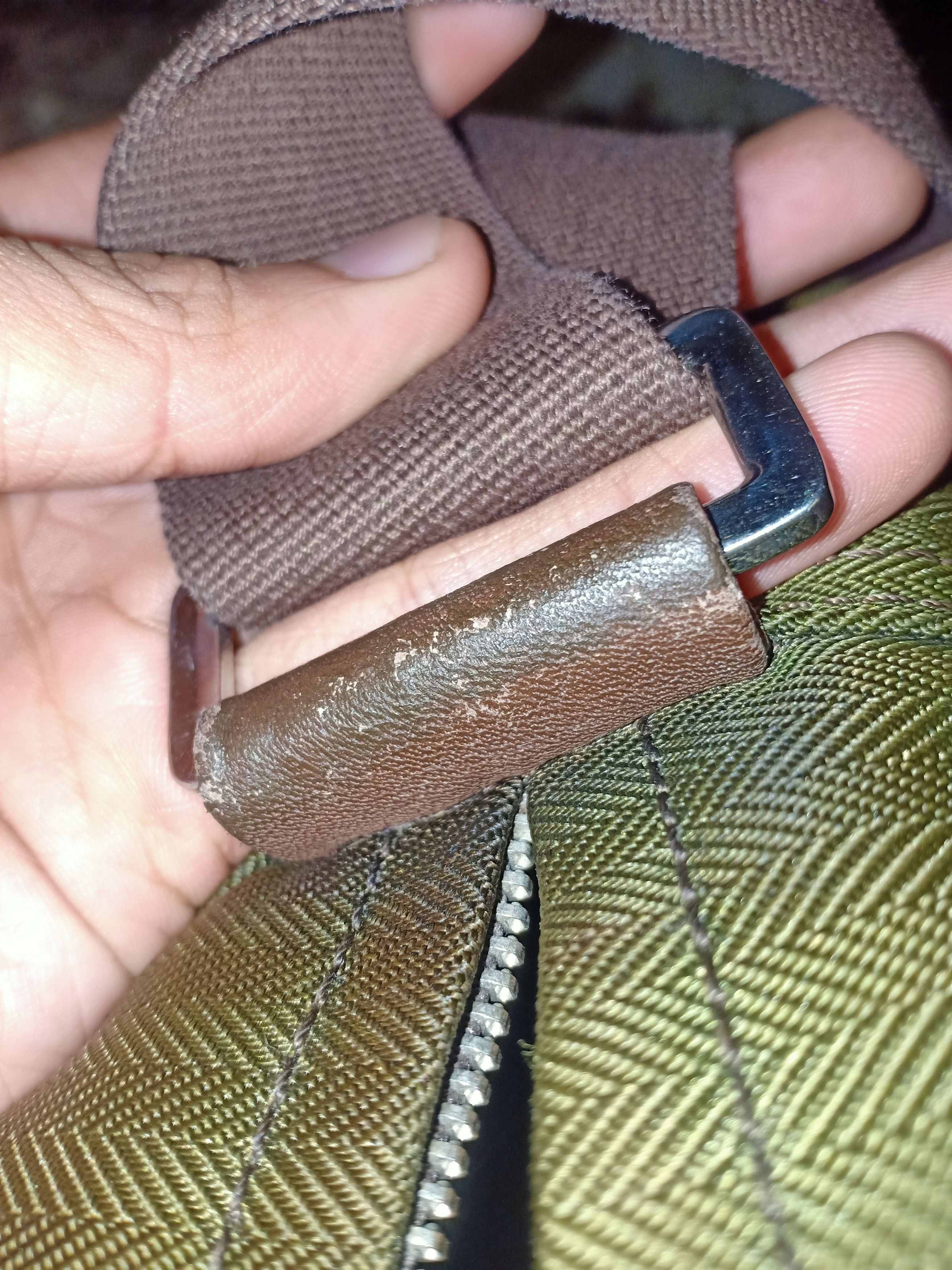 Hermes Original Hermes Steve Limited Edition Nylon Olive Green Size ONE SIZE - 3 Thumbnail