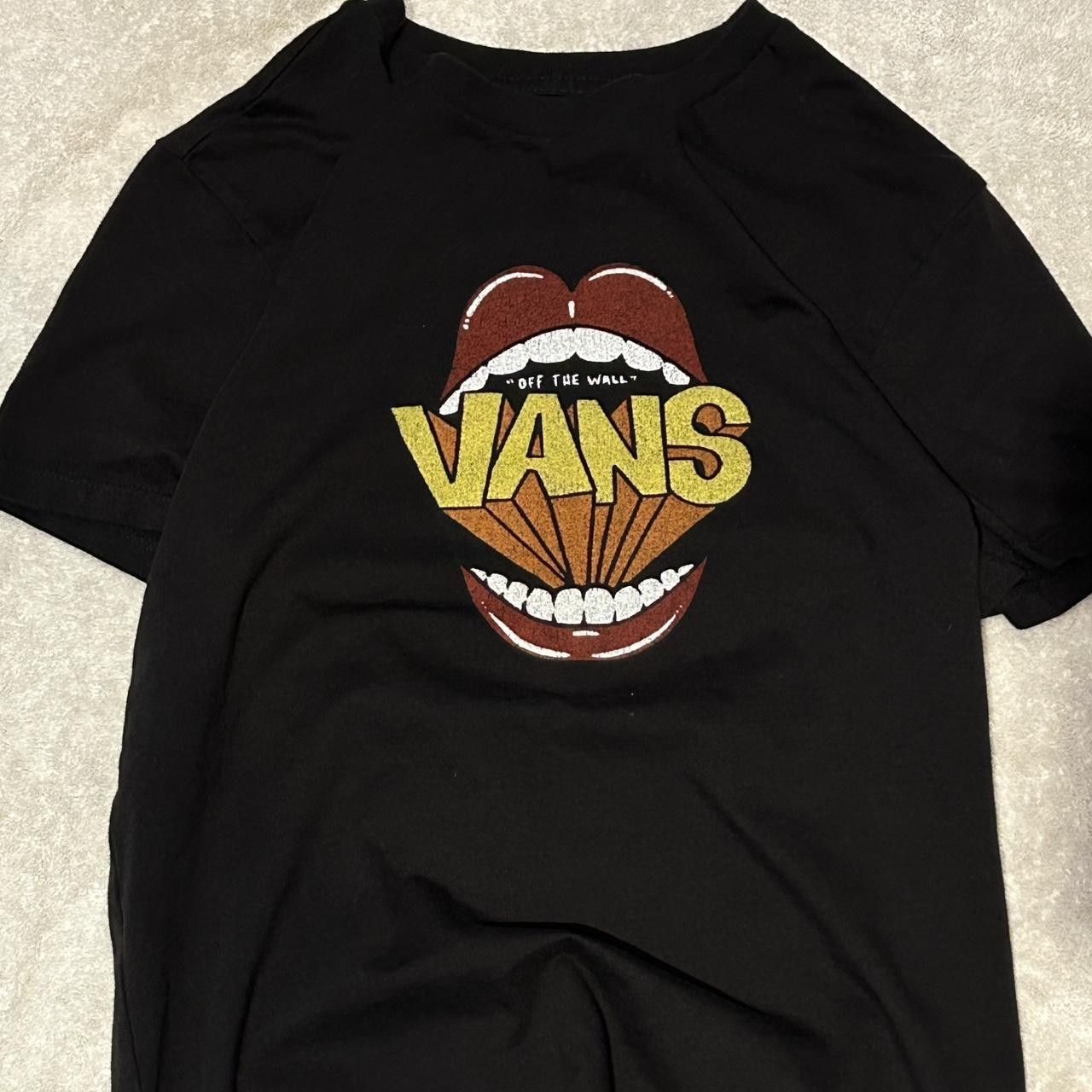 Vans Vintage Vintage Vans black tee Grailed