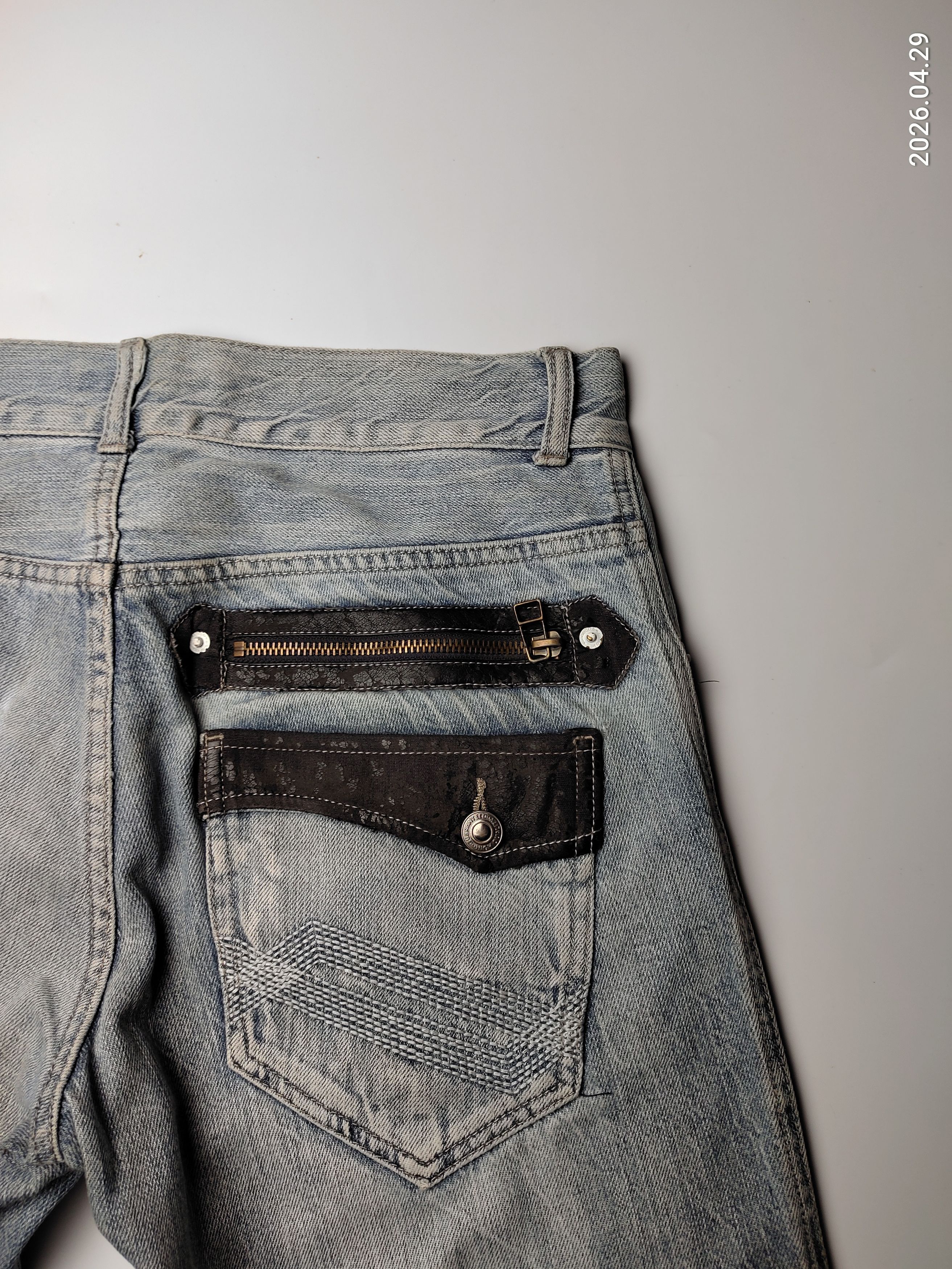 Japanese Brand Vintage Japanese Root Three denim pants Size US 30 / EU 46 - 11 Thumbnail