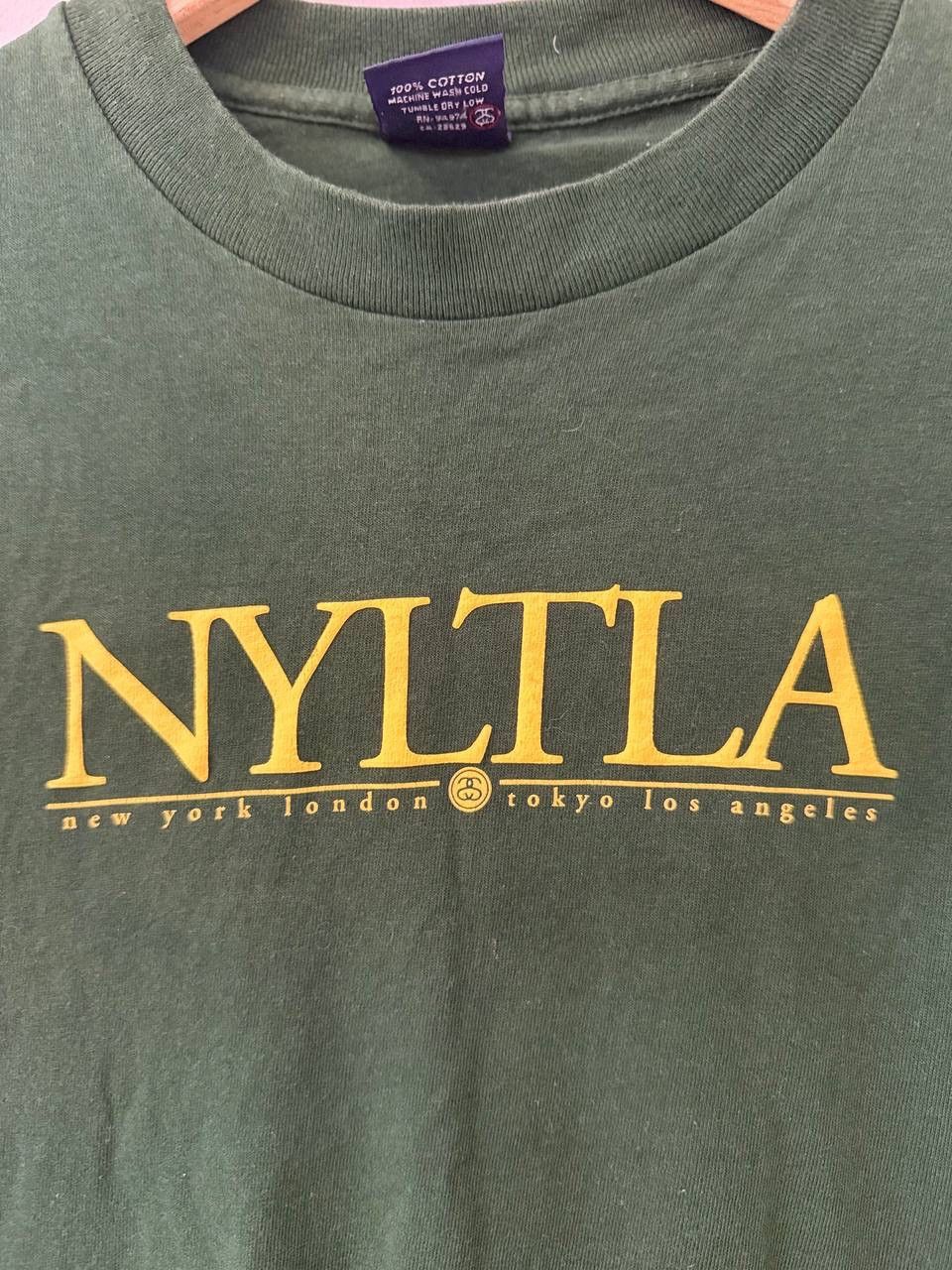 Stussy Vintage Stussy NYLTLA Big SpellOut Distress T -Shirt Size US S / EU 44-46 / 1 - 4 Thumbnail