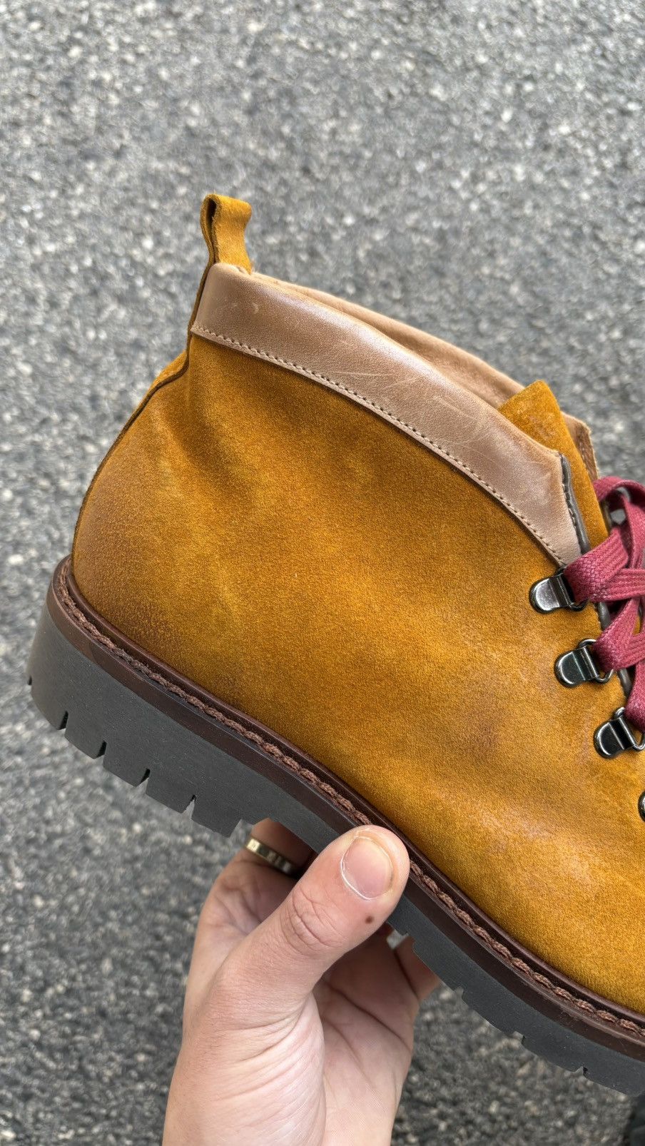 Other Ankle Boots Handmade in Italy - Luxury Ochre Leather Lining Size US 9.5 / EU 42-43 - 2 Thumbnail