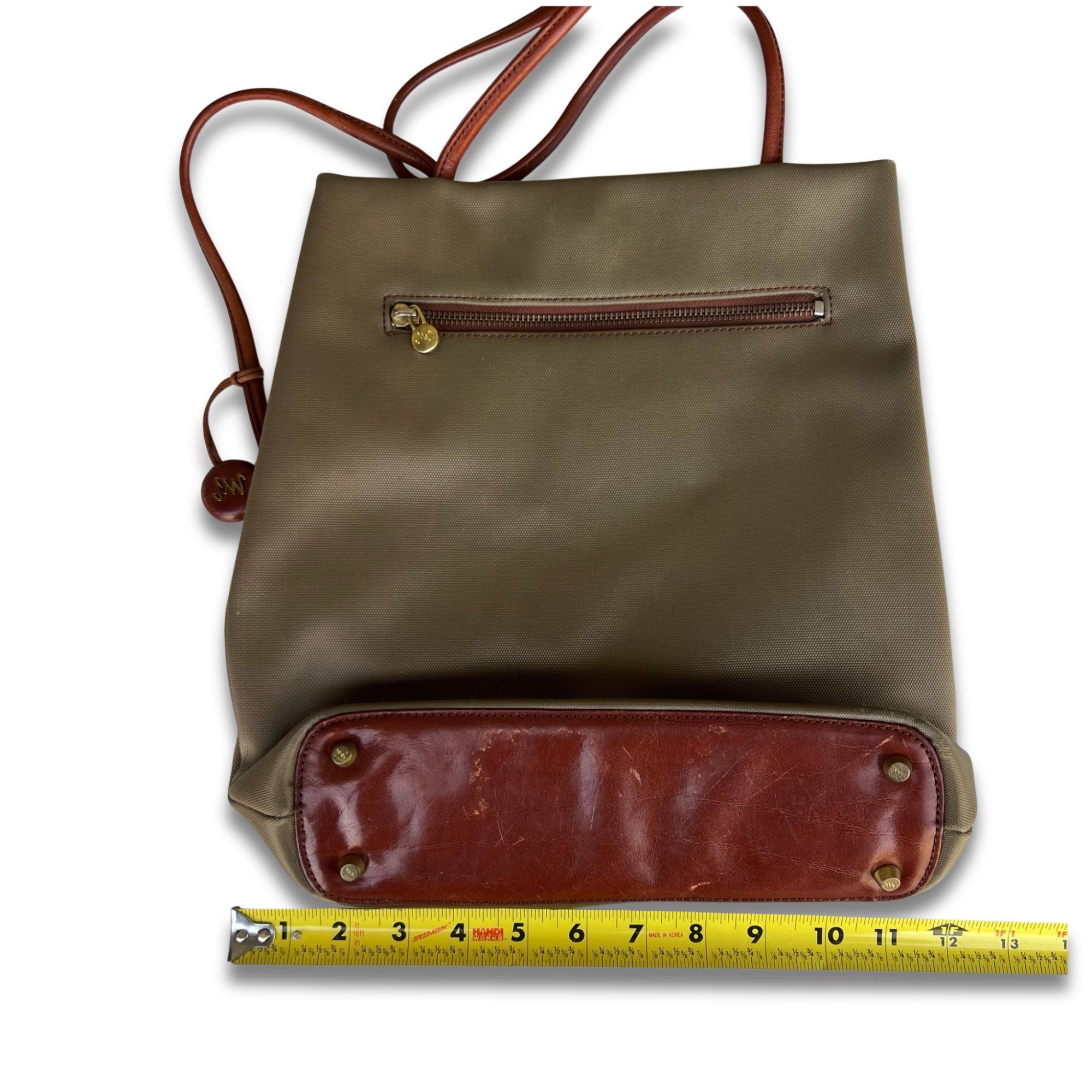 Other Monsac Leather Strap Shoulder Bag In Brown Size ONE SIZE - 9 Thumbnail