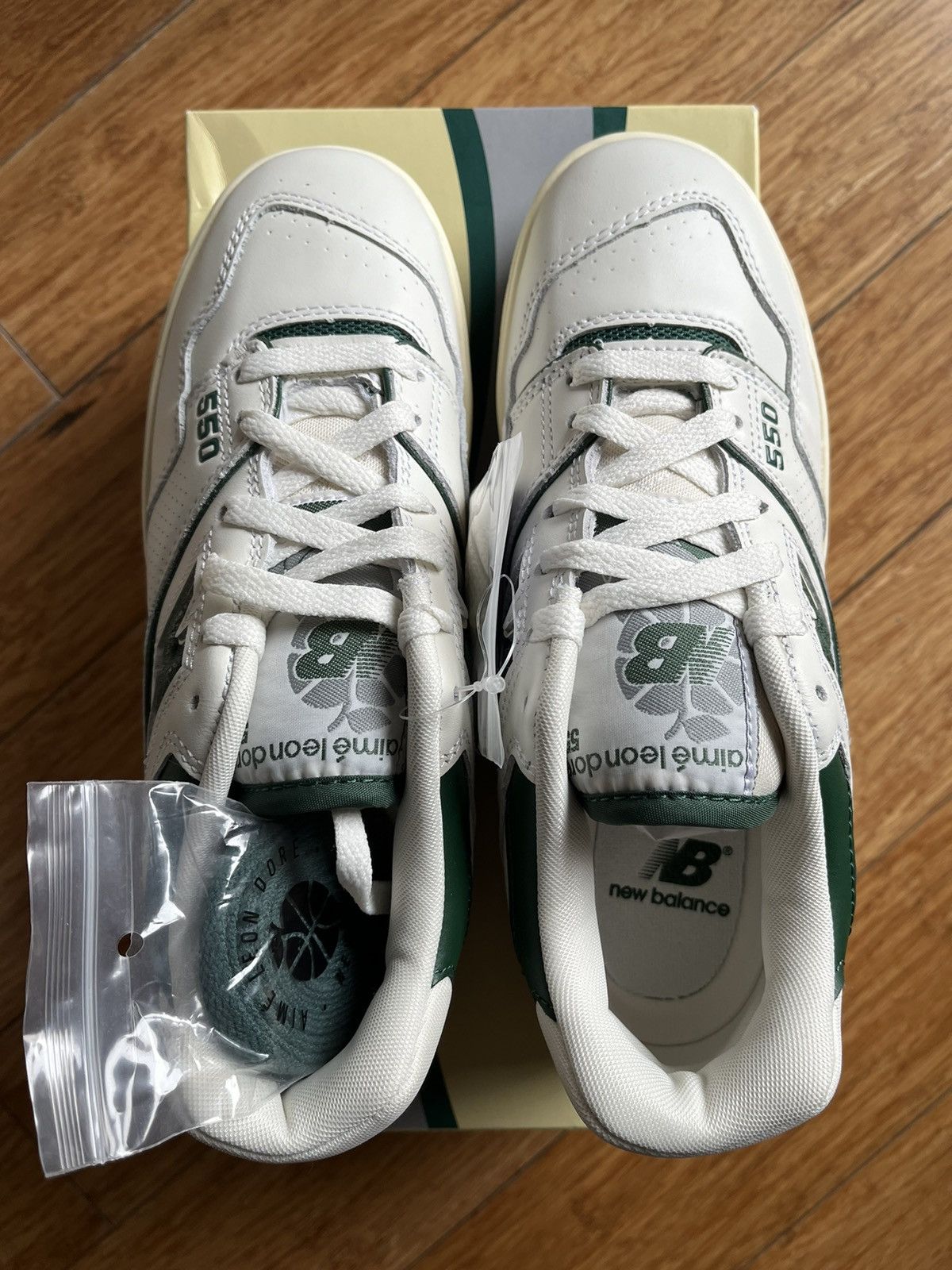Aime Leon Dore × New Balance US 6 OG ALD 550 white green Size US 6 / EU 39 - 1 Thumbnail
