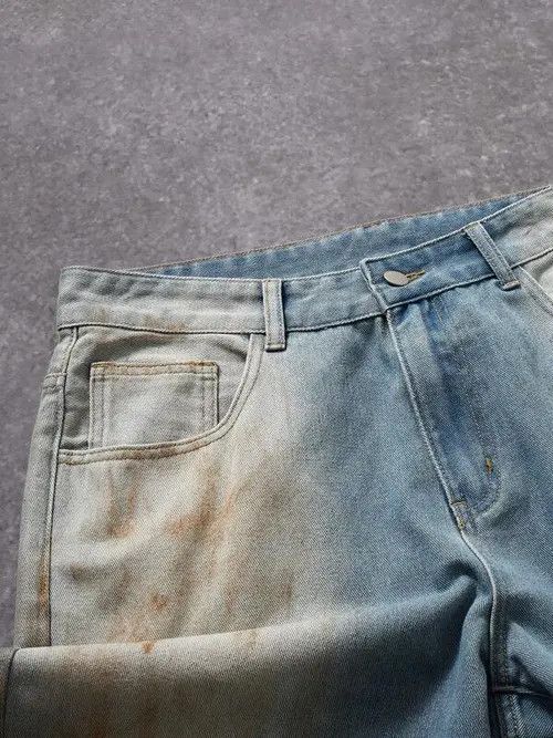 Japanese Brand × Vintage Vintage RETRO washed loose denim jeans Size US 32 / EU 48 - 3 Thumbnail